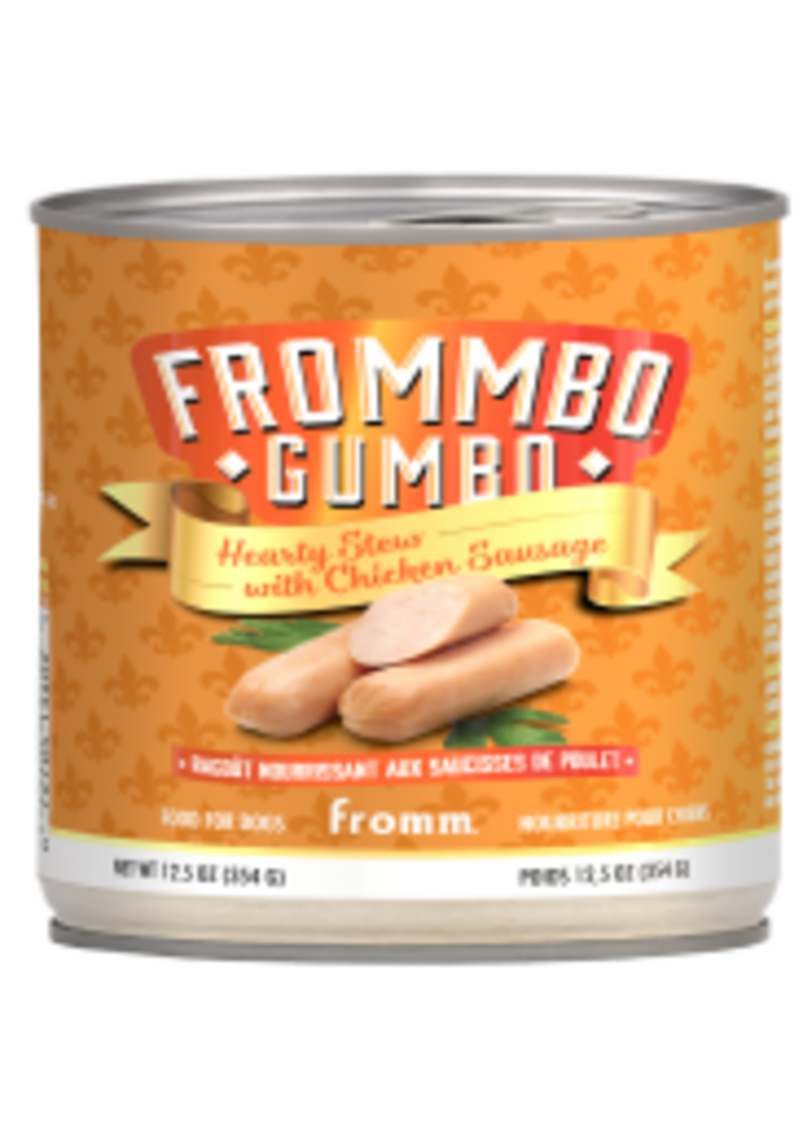 Fromm Family Pet Food Fromm Dog Frommbo Gumbo Hearty Stew w/ Chicken Sausage 12.5 oz single