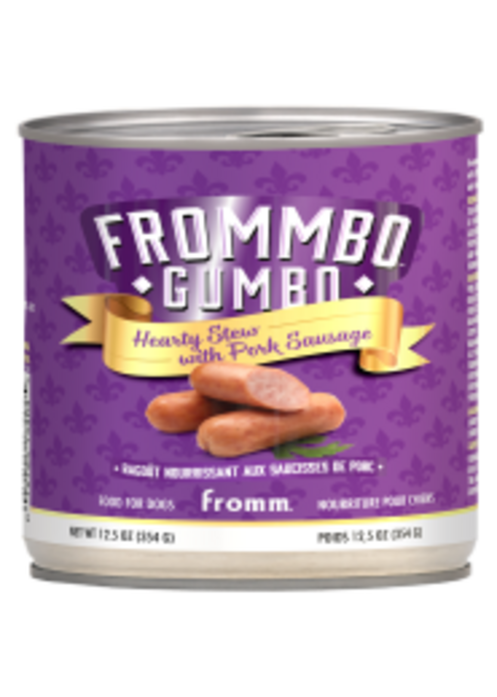 Fromm Family Pet Food Fromm Dog Frommbo Gumbo Hearty Stew w/ Pork Sausage 12.5 oz single