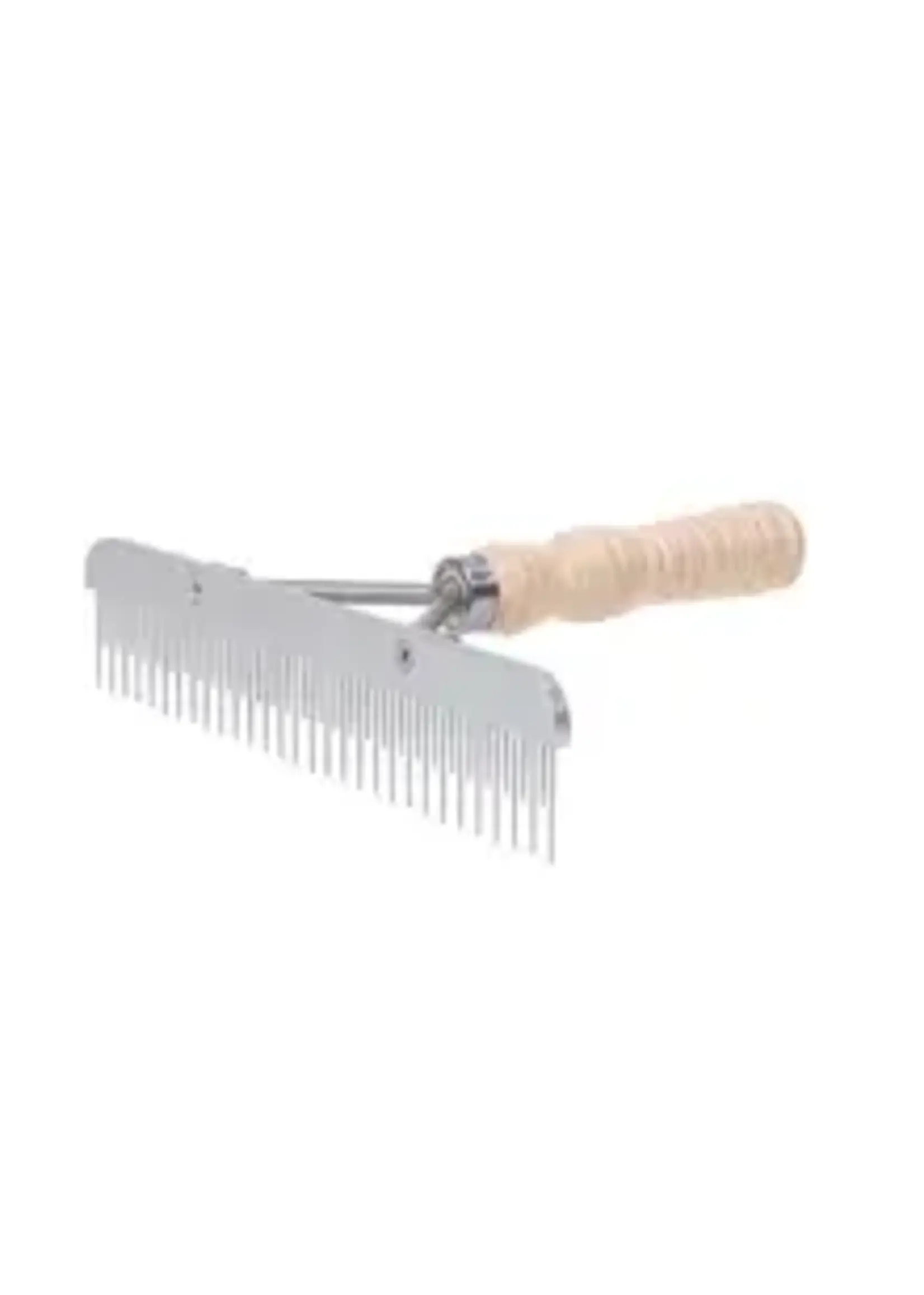 Weaver Livestock Weaver Livestock Stainless Steel Fluffer Comb Wood Handle