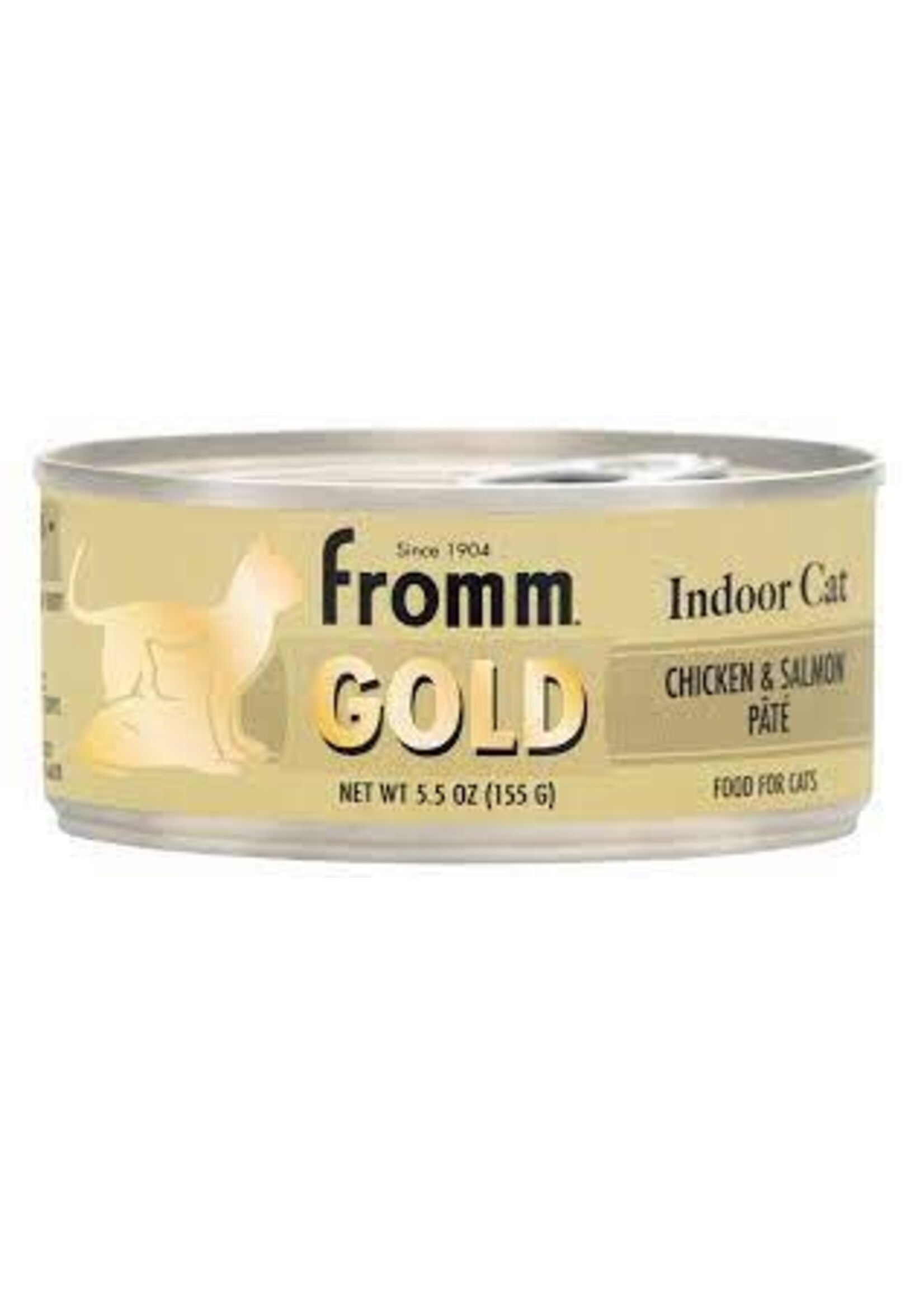 Fromm Family Pet Food Fromm Cat Gold Indoor Chicken & Salmon Pate 12/5.5 oz
