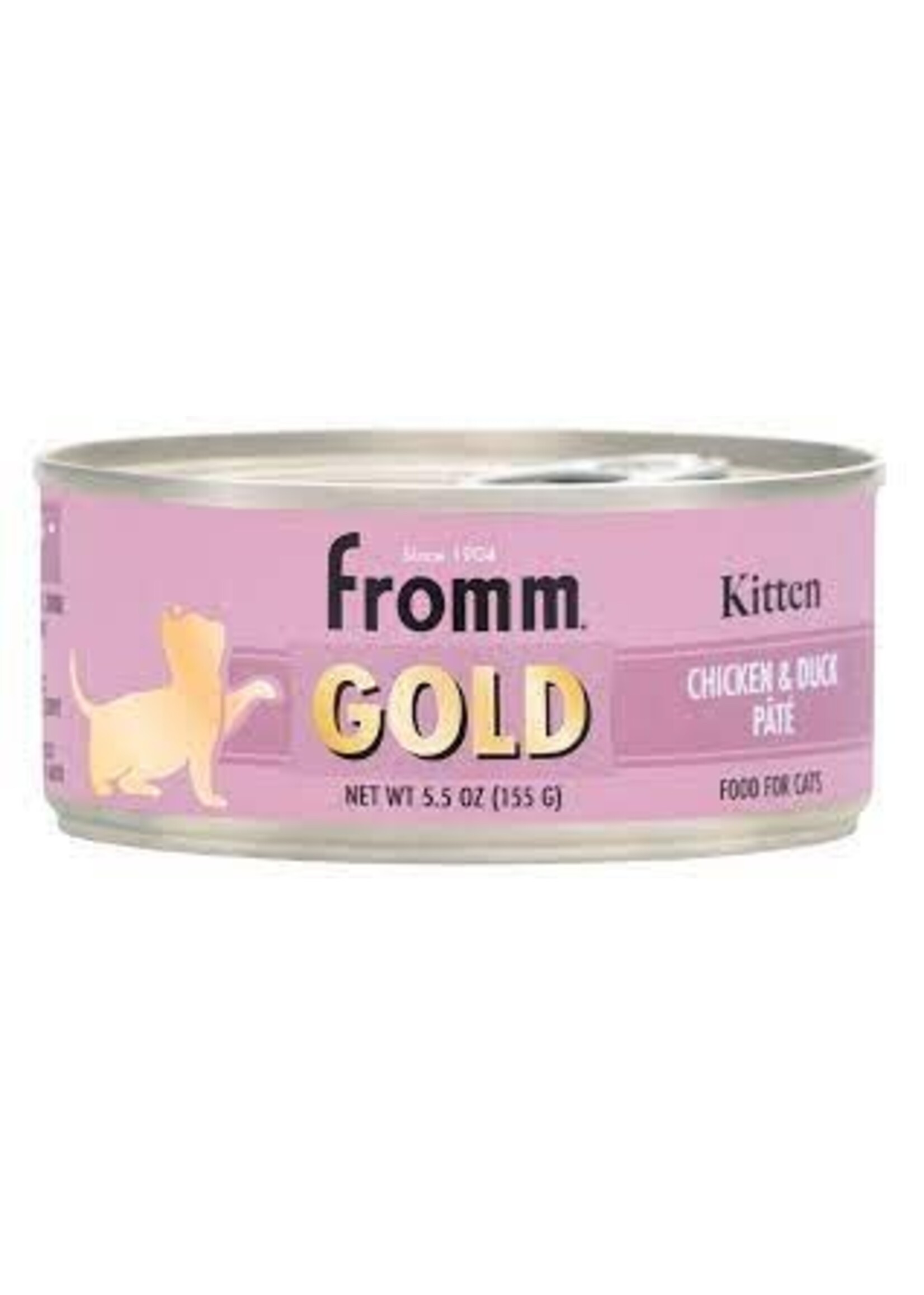 Fromm Family Pet Food Fromm Kitten Gold Chicken & Duck Pate 12/5.5oz
