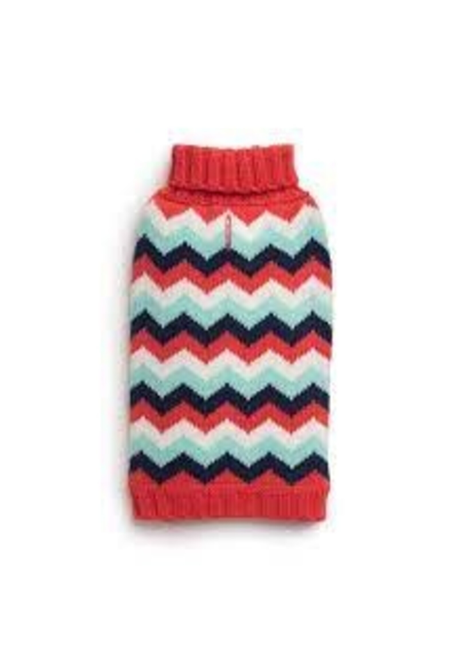 Fabdog Fabdog Chevron Sweater Melon