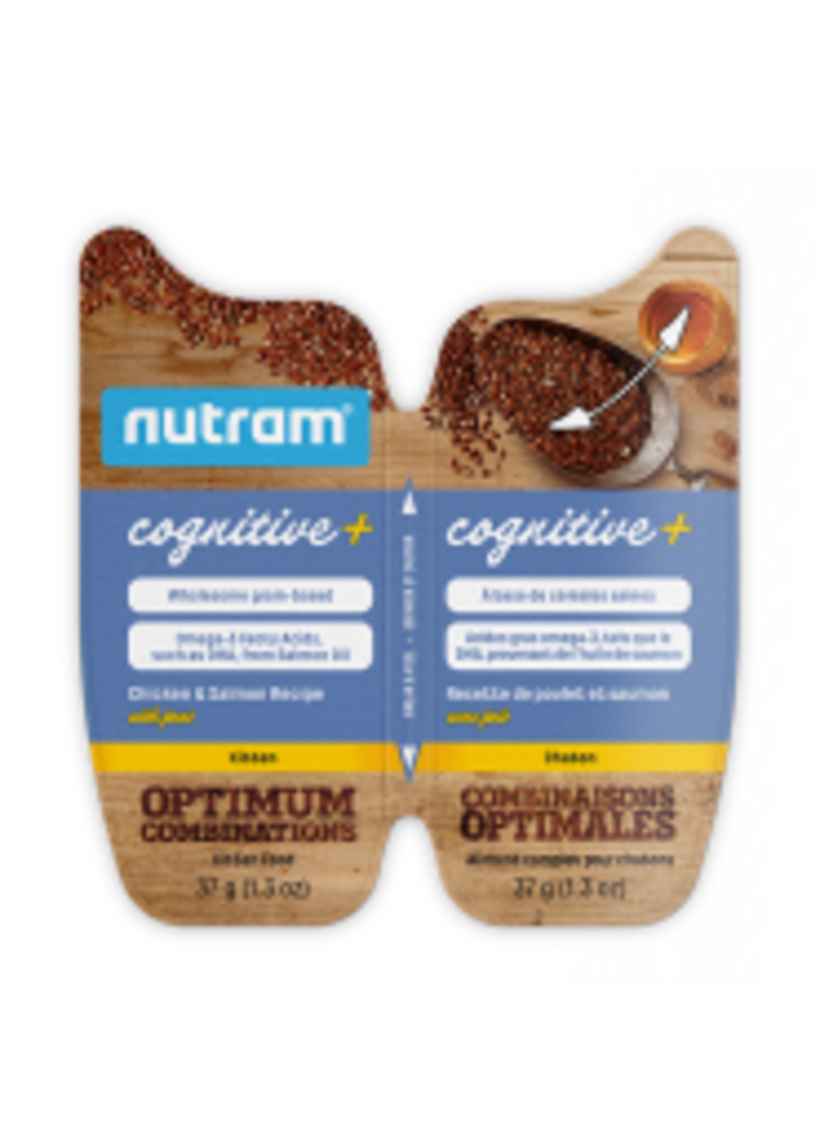 Nutram Nutram Cat OC Cognitive+ Chicken & Salmon Kitten Split Cup 16/2.6oz