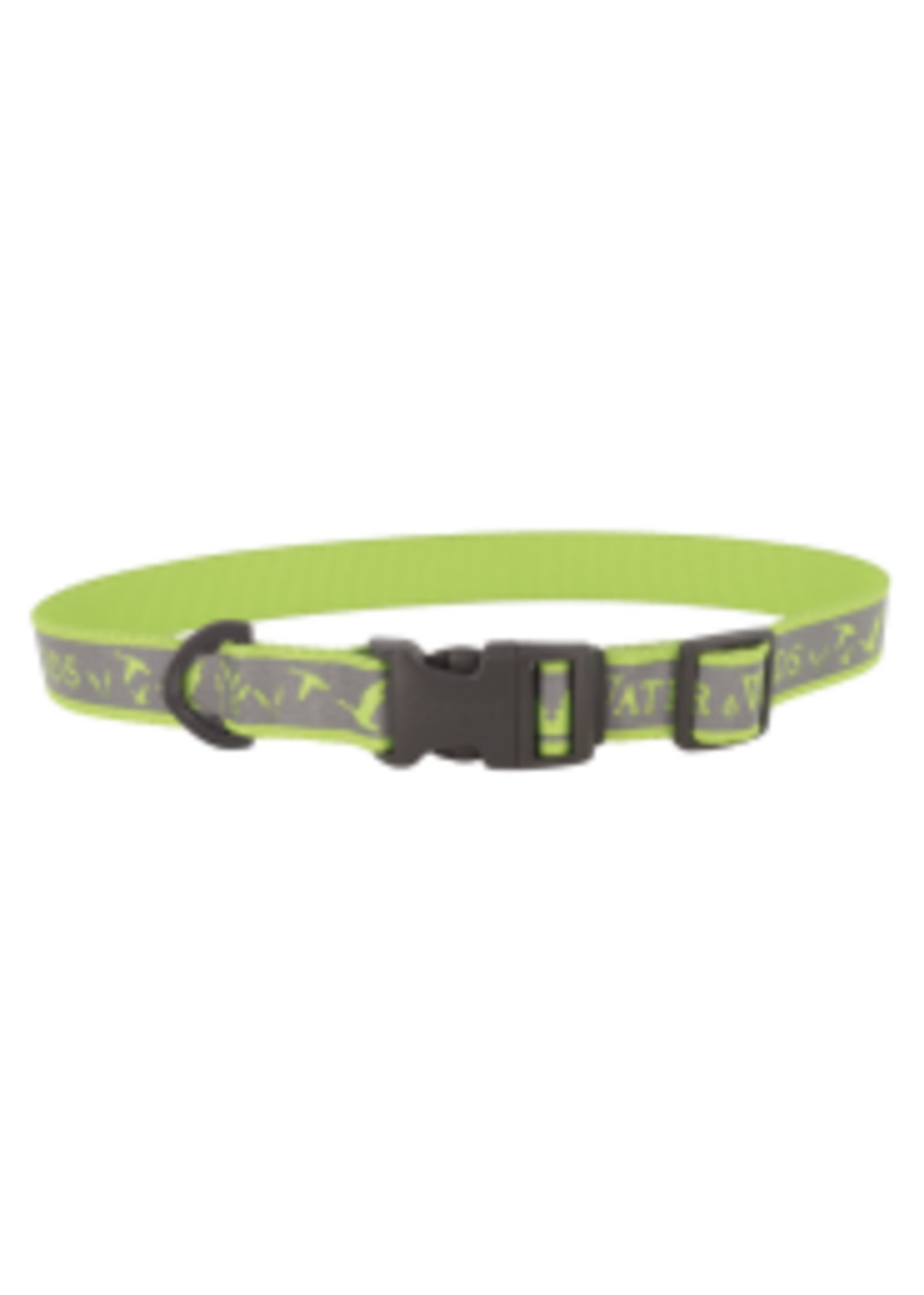 Coastal Pet Products Inc. Water & Woods Adjustable Reflective Collar Lime