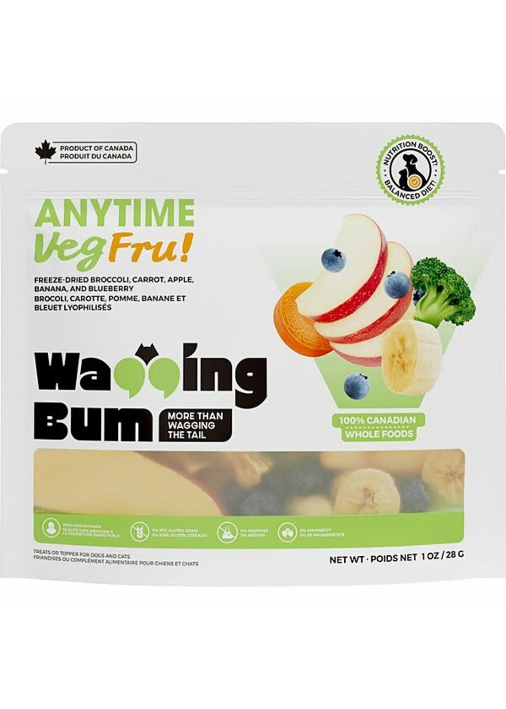 Wagging Bum Wagging Bum FD Anytime Vegfru! Vegetables & Fruits 1oz