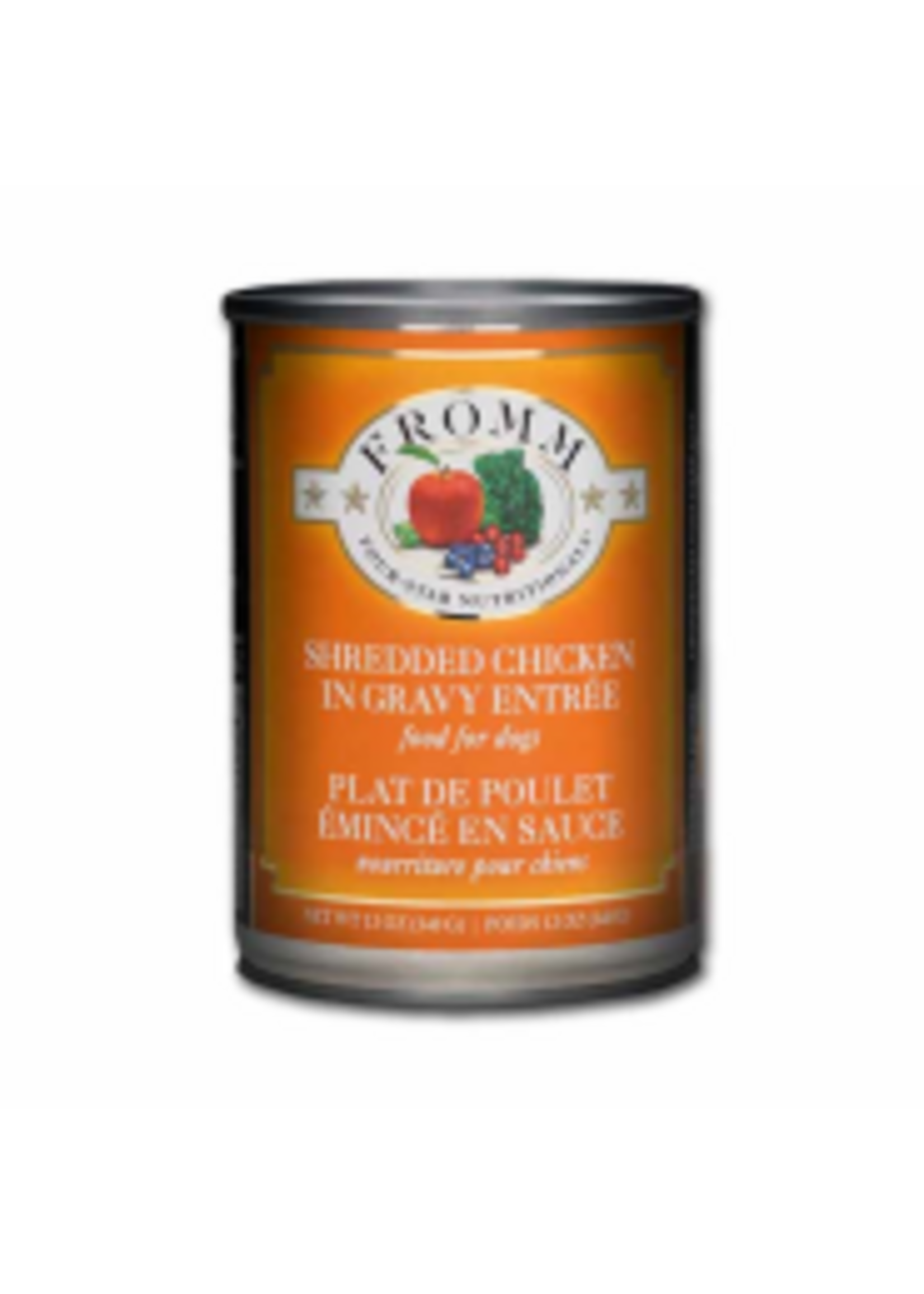 Fromm Family Pet Food Fromm Dog Four Star Shredded Chicken Entree 12oz single