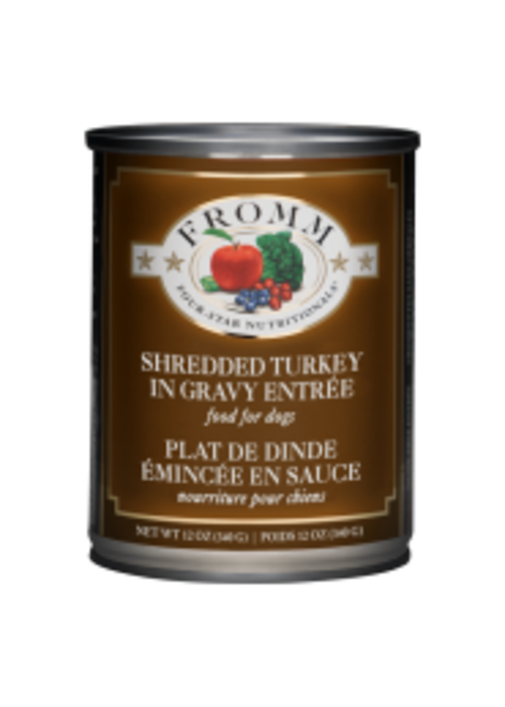 Fromm Family Pet Food Fromm Dog Four Star Shredded Turkey Entree 12/12oz single