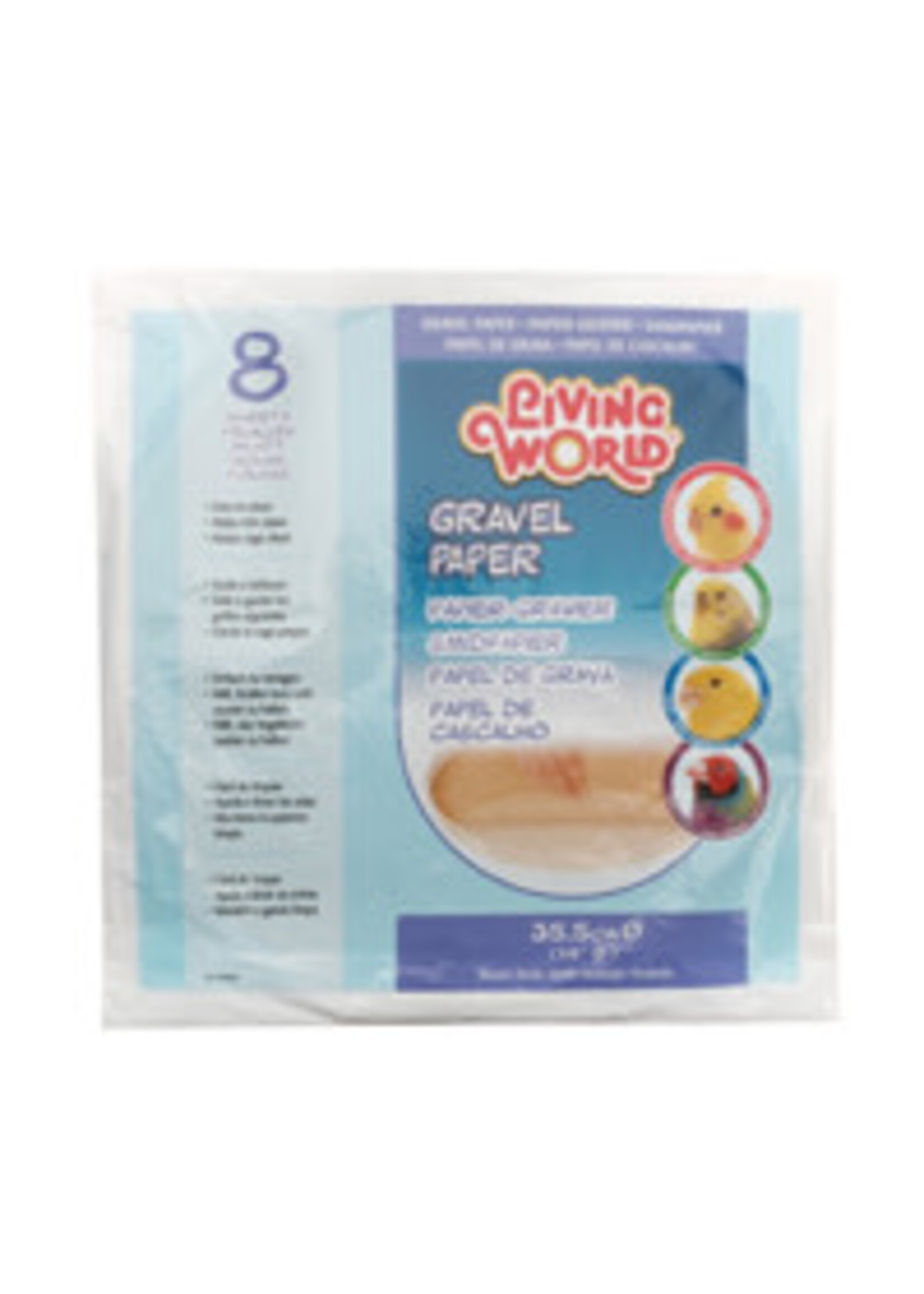 Living World Living World Gravel Paper 8pack Diameter