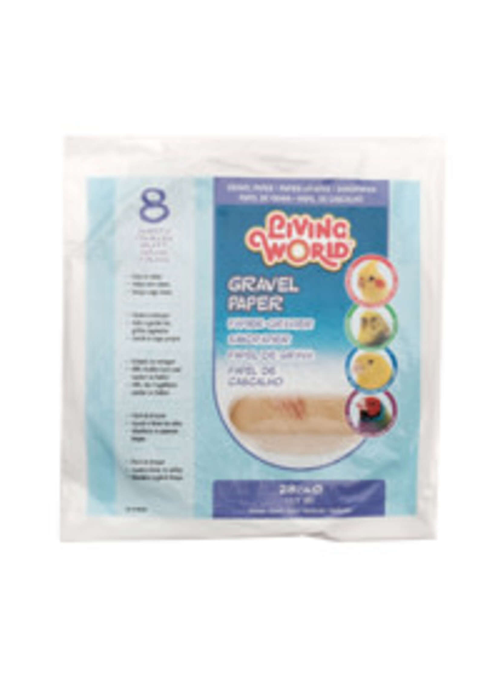 Living World Living World Gravel Paper 8pack Diameter