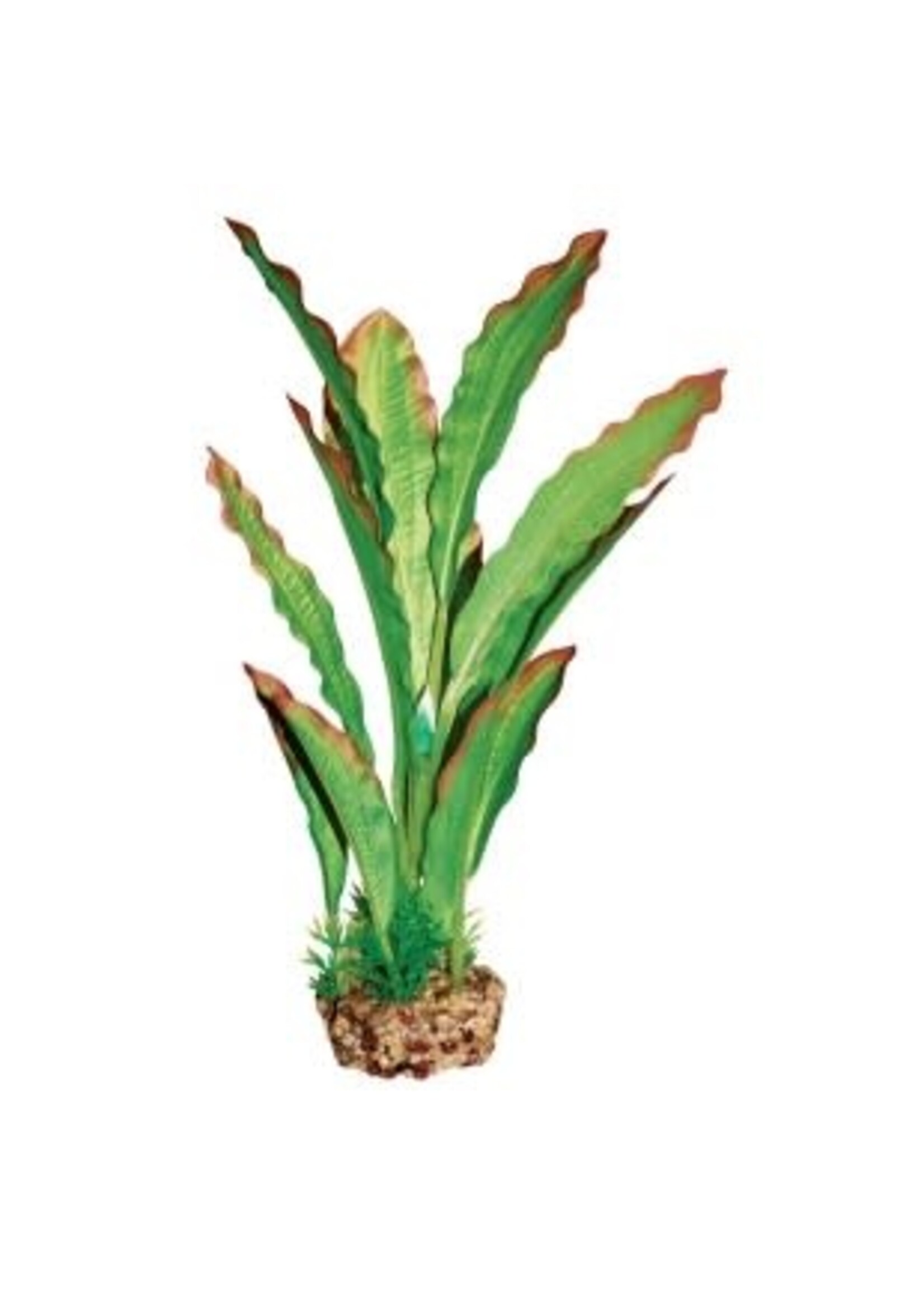 Aqua-Fit Aqua-Fit Silk Plant w/ Gravel Base Green 8"