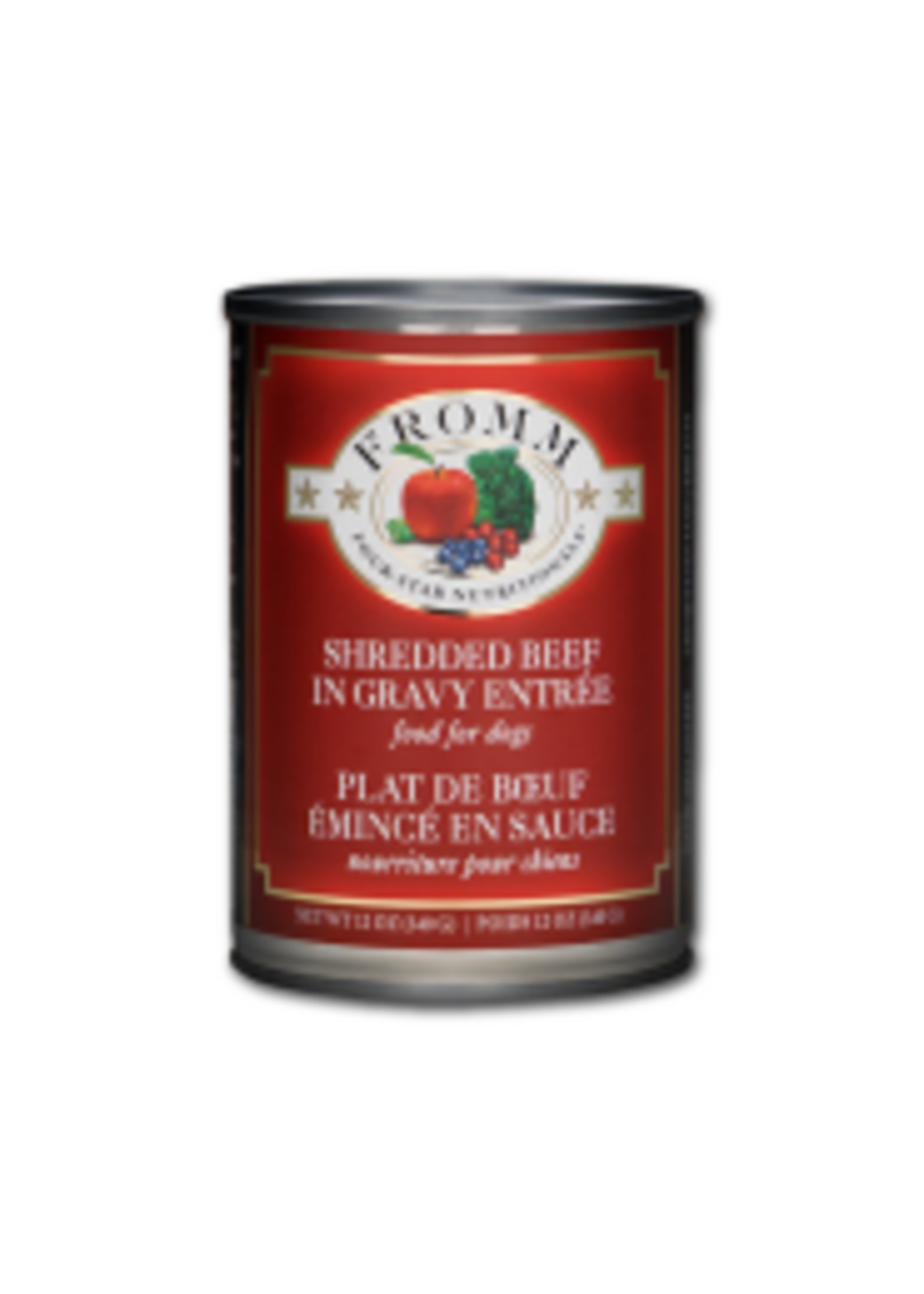Fromm Family Pet Food Fromm Dog Four Star Shredded Beef Entree 12/12oz