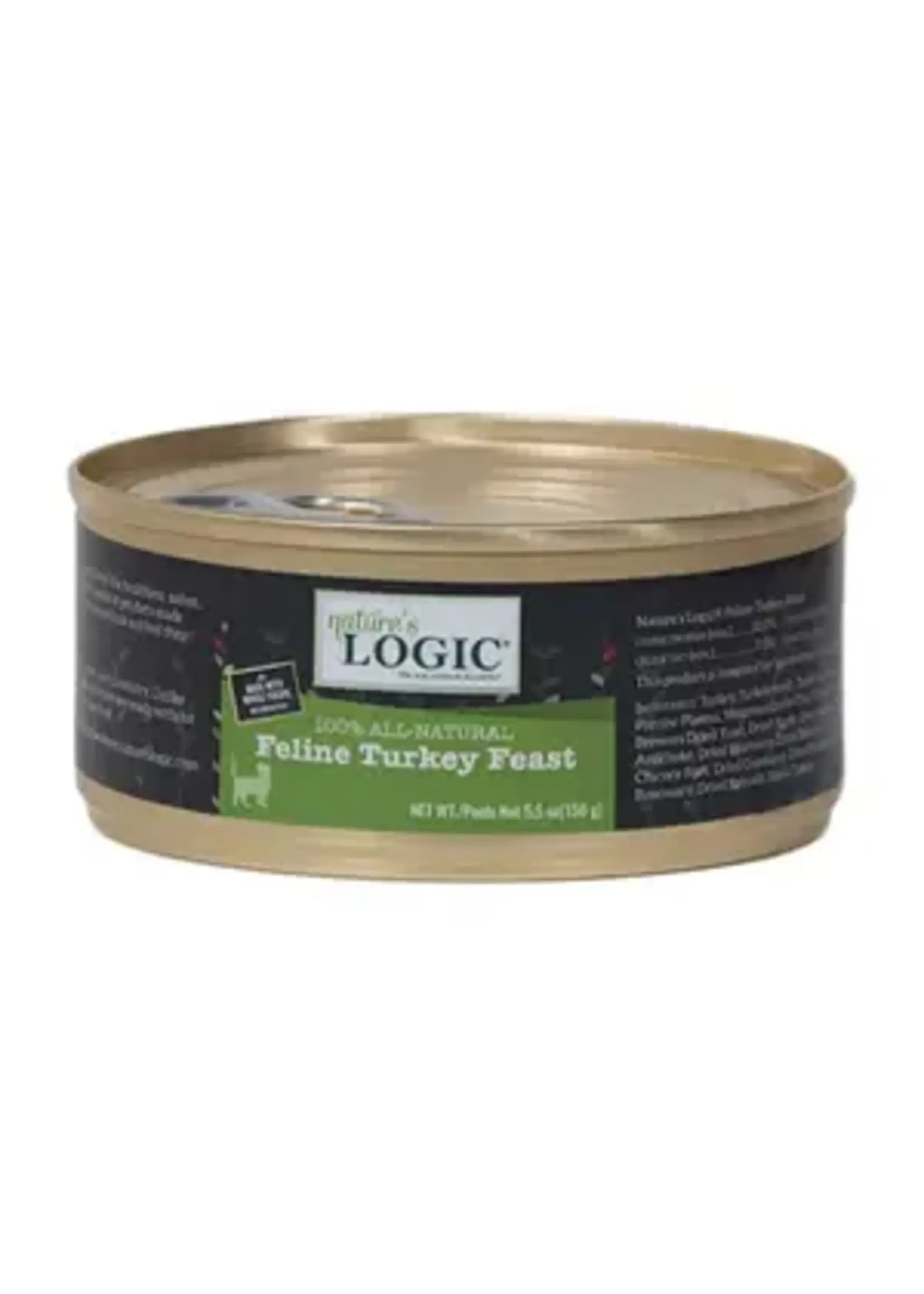 Nature's Logic Nature's Logic Can Feline Turkey Feast 5.5 oz  single