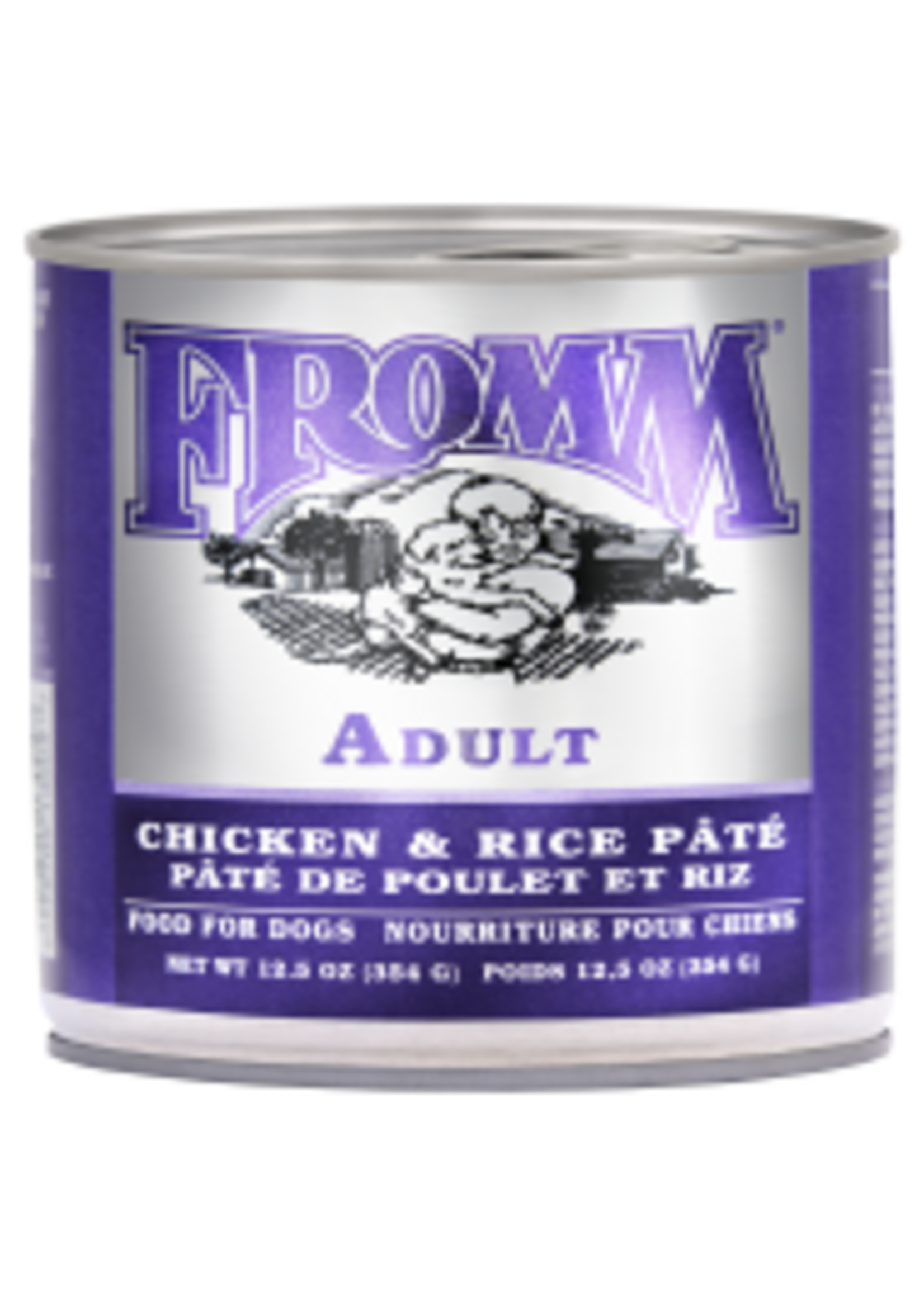 Fromm Family Pet Food Fromm Dog Classic Adult Chicken & Rice Pate 12.5oz single