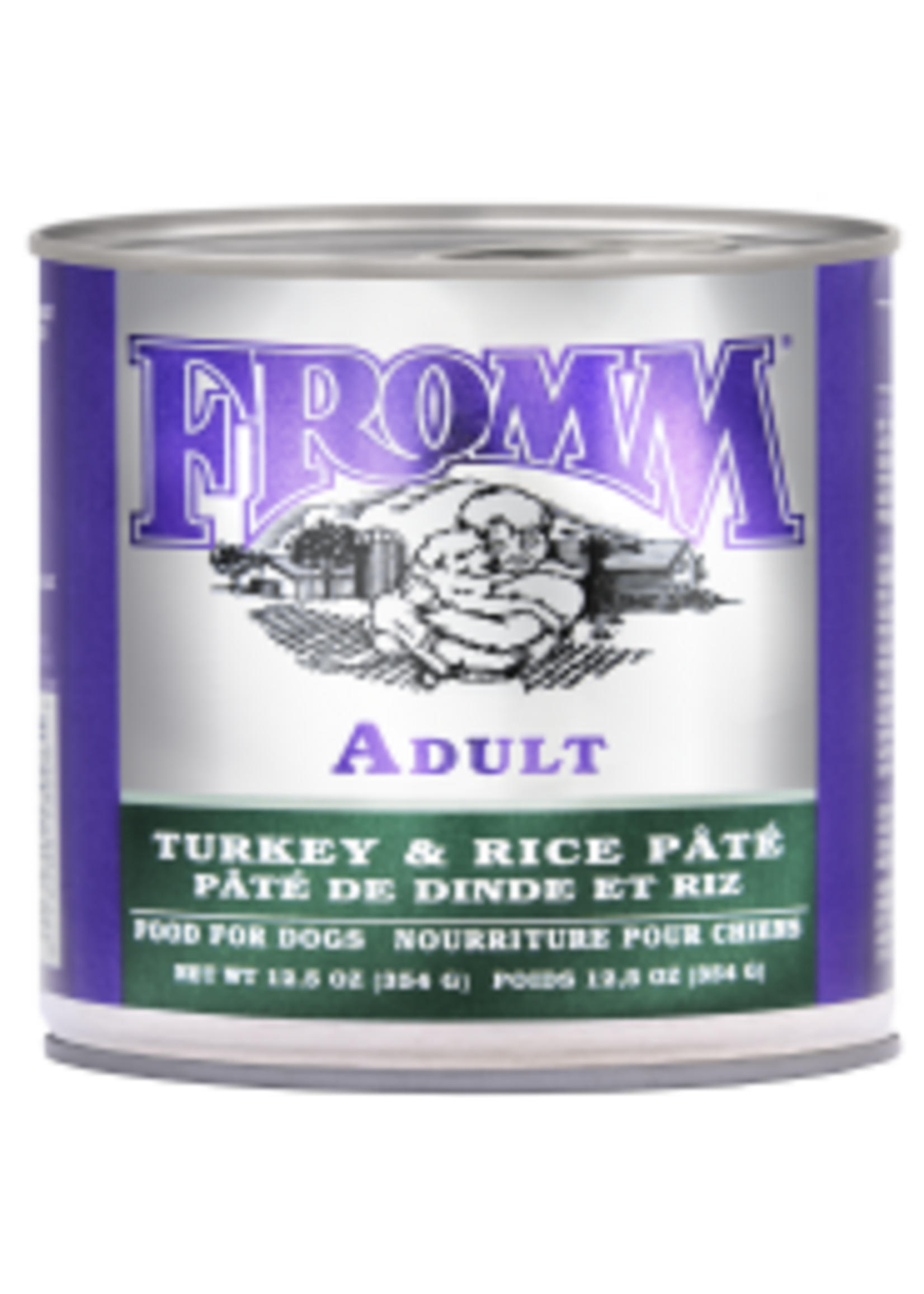 Fromm Family Pet Food Fromm Dog Classic Adult Turkey & Rice Pate 12/12.5oz