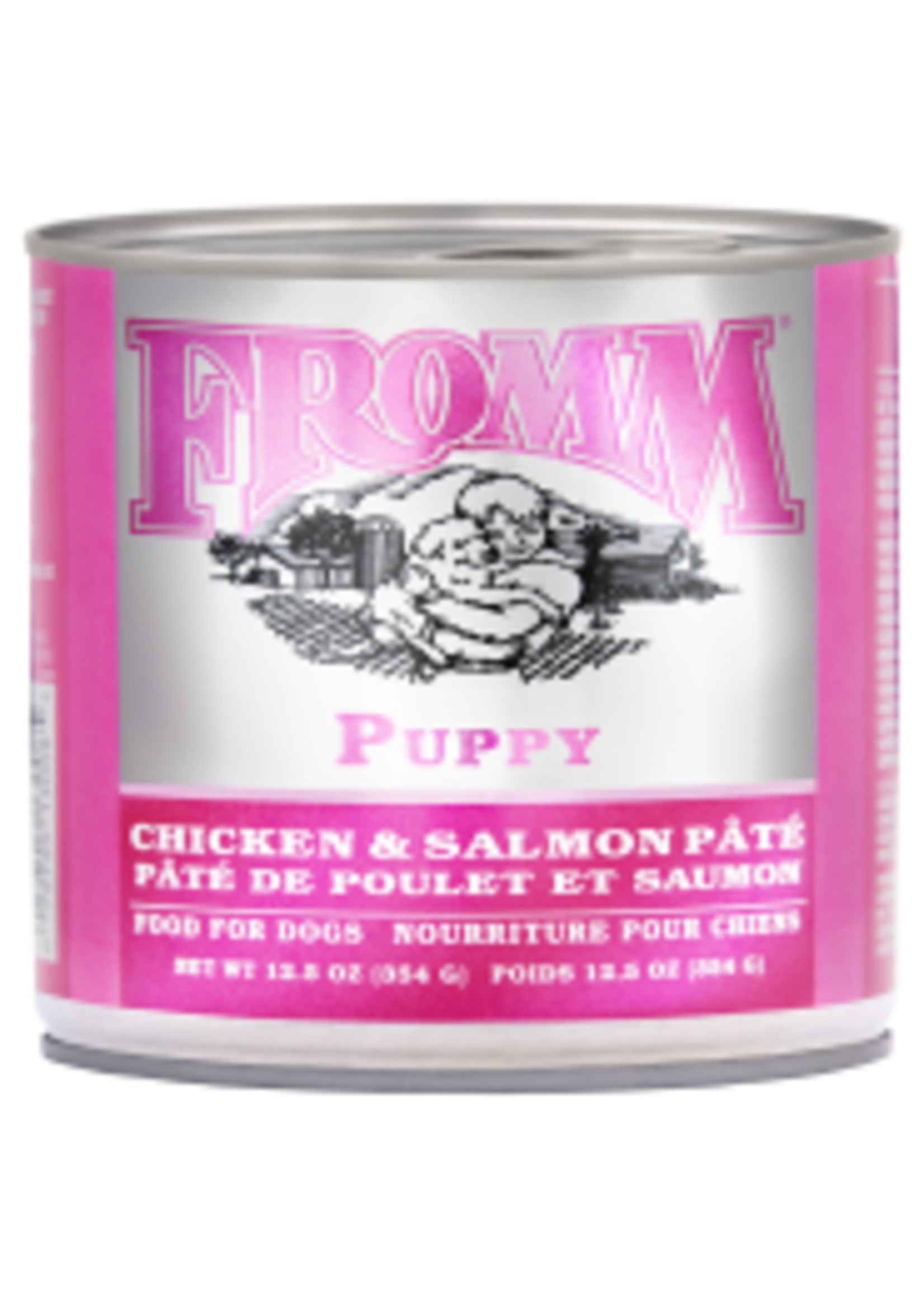 Fromm Family Pet Food Fromm Dog Classic Puppy Chicken & Salmon Pate 12/12.5oz