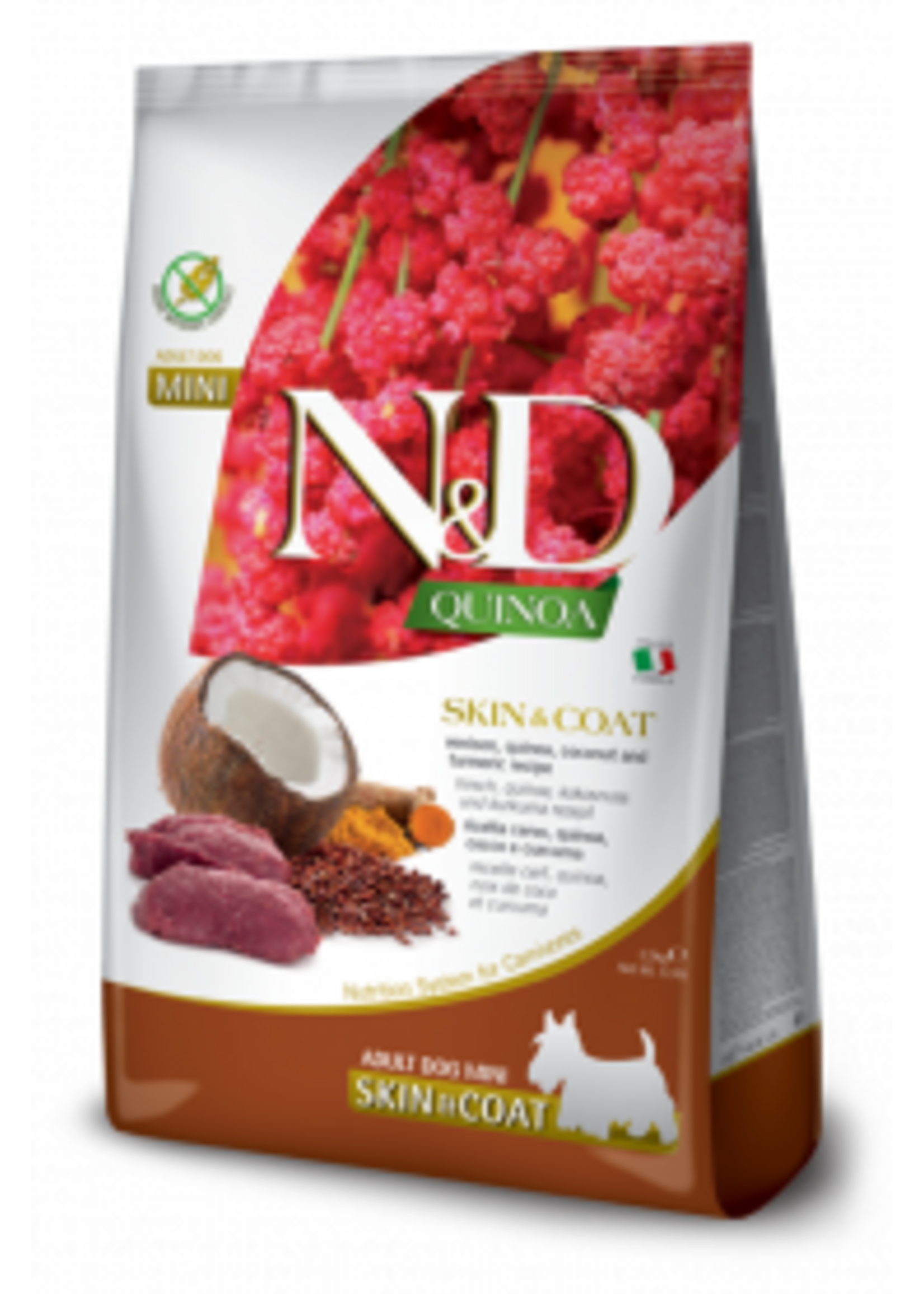Farmina Farmina N&D Dog Quinoa Skin & Coat Venison Mini 2.5kg