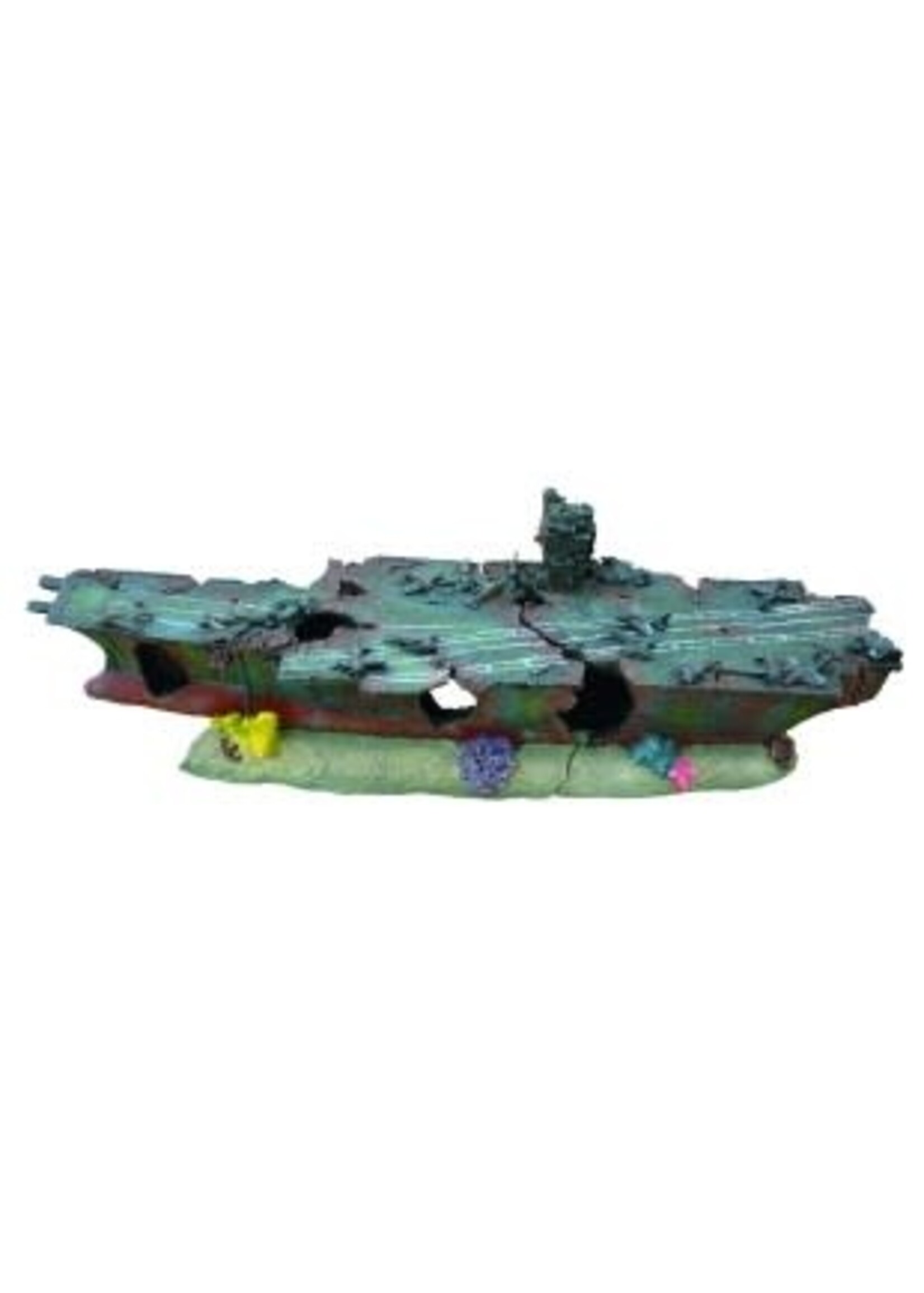 Aqua-Fit Aqua-Fit Aircraft Carrier Shipwreck 29 x 7 x 10"