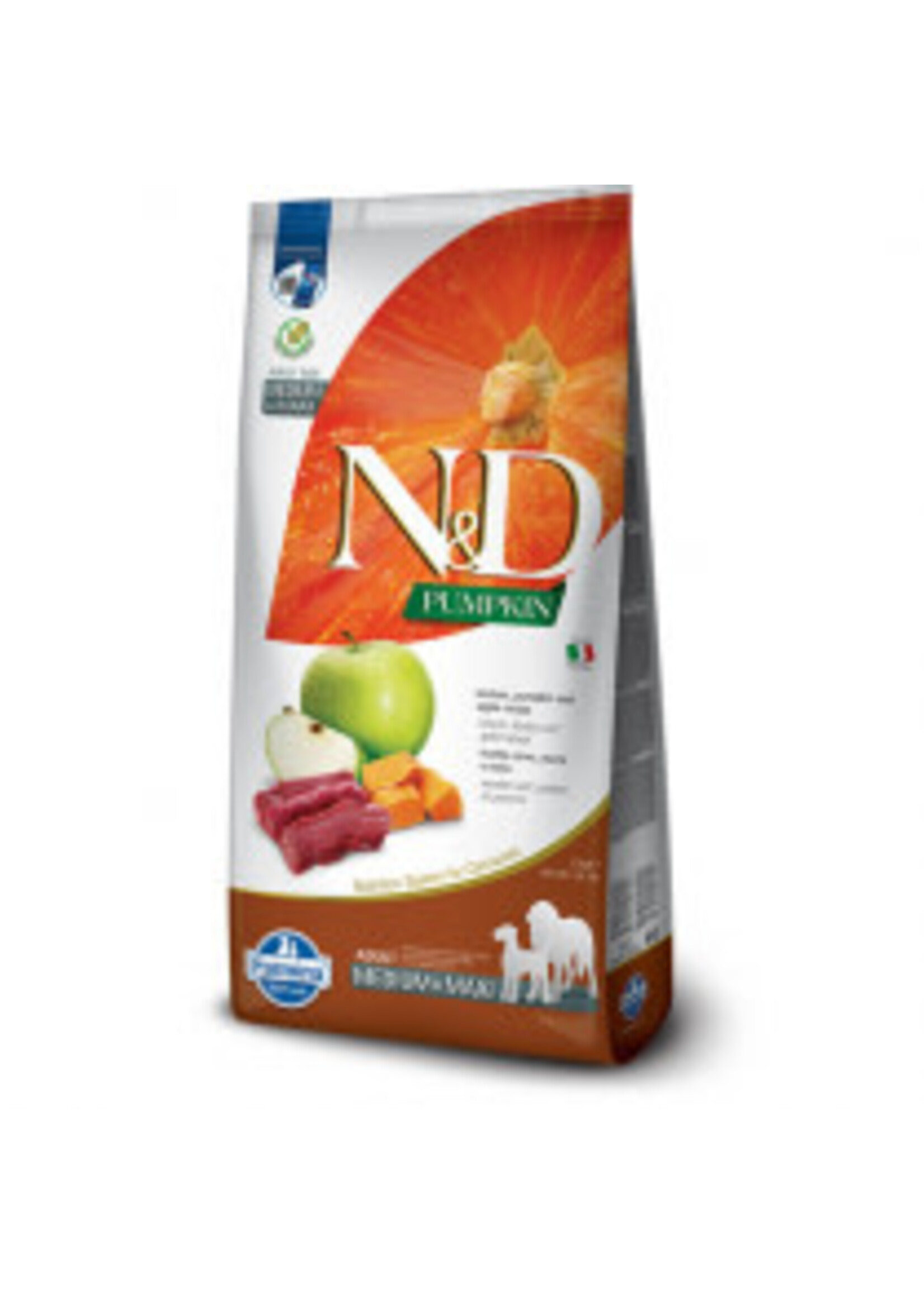 Farmina Farmina N&D Pumpkin Dog Venison & Apple Med/Maxi 12kg