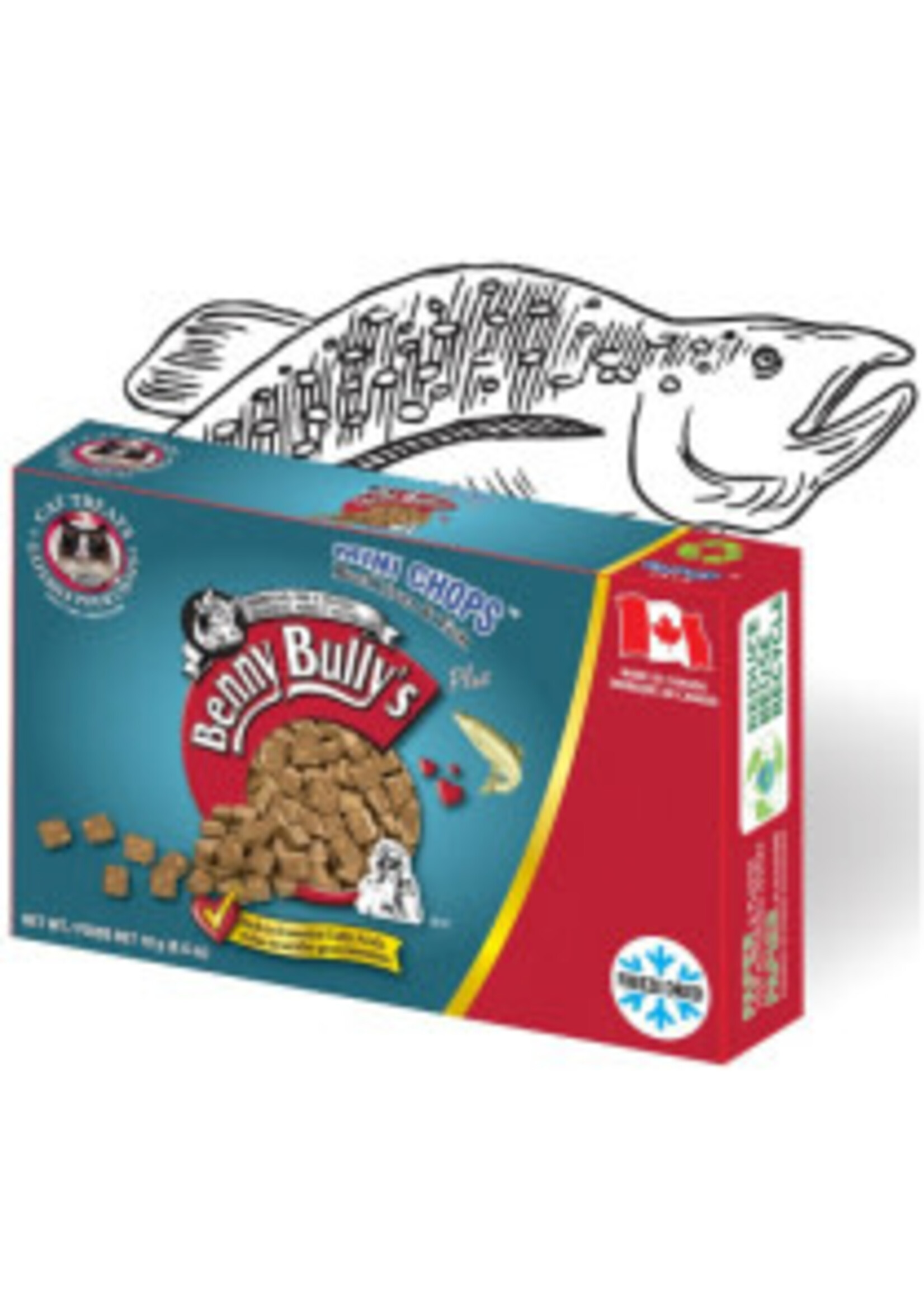 Benny Bully's Benny Bully's Cat Mini Chops Beef Liver Plus Fish 18g