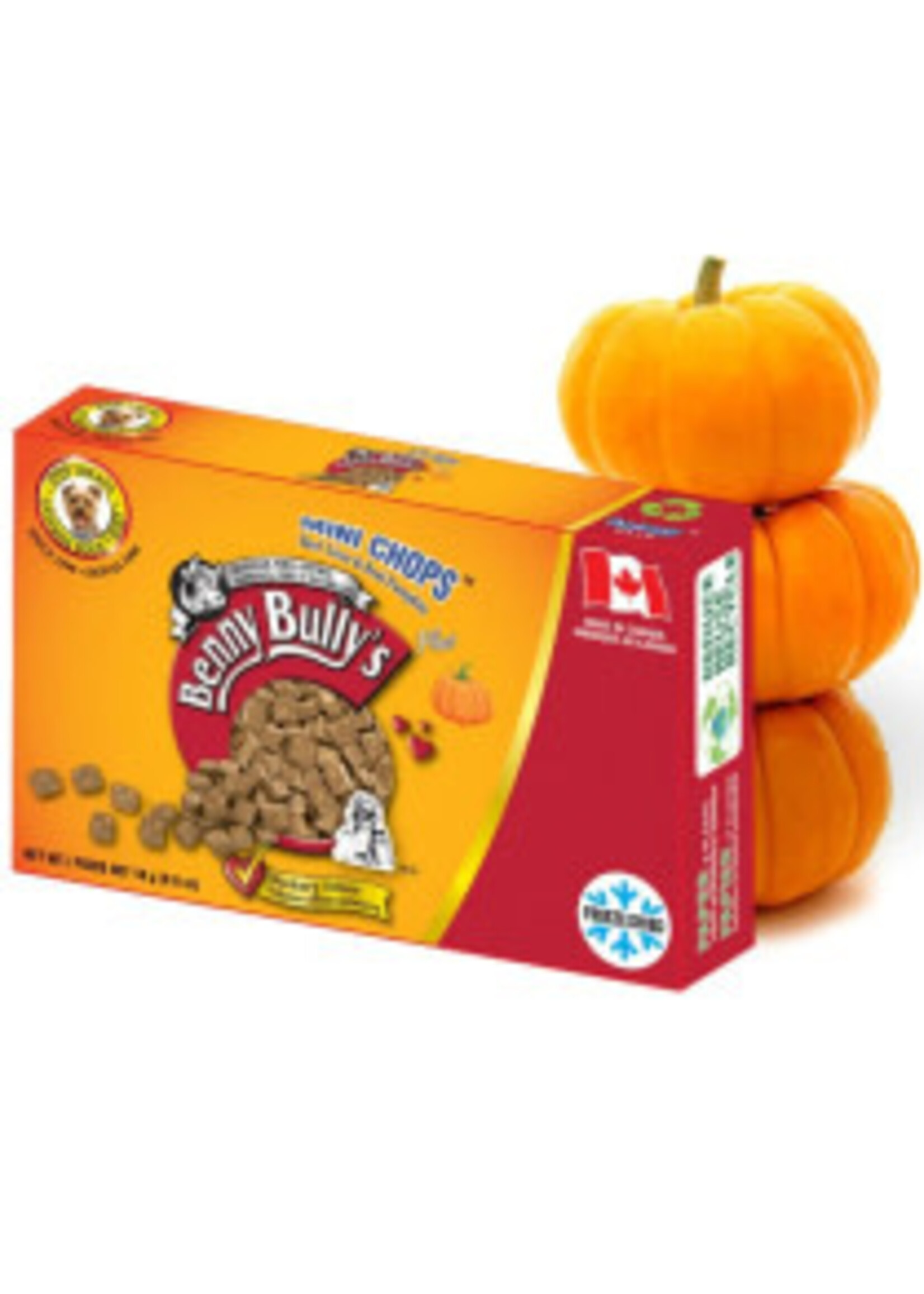 Benny Bully's Benny Bully's Mini Chops Beef Liver Plus Pumpkin 18g