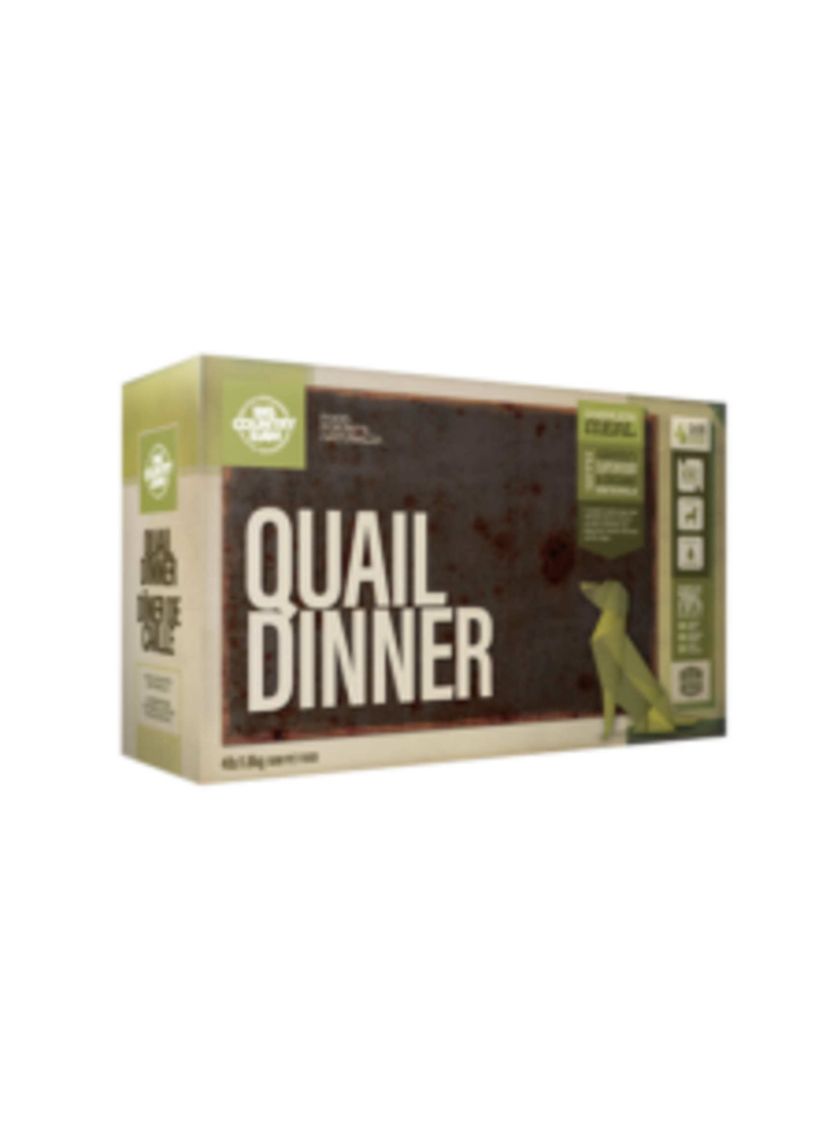 Big Country Raw Ltd. Big Country Raw Quail Dinner Carton - 4lb