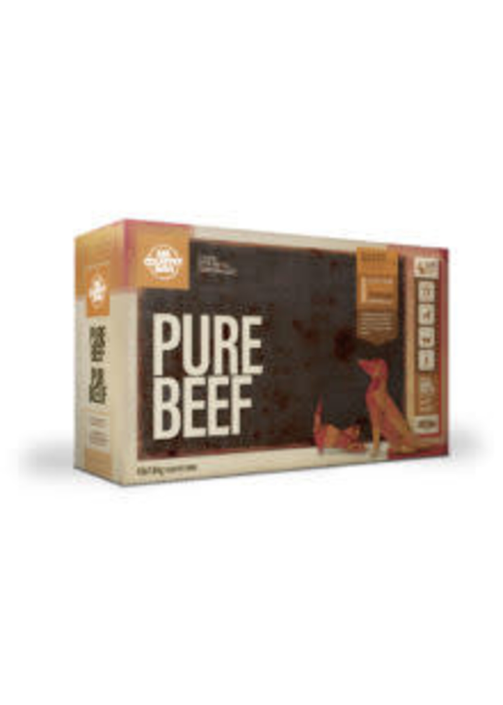 Big Country Raw Ltd. Big Country Raw Pure Beef Carton - 4lb