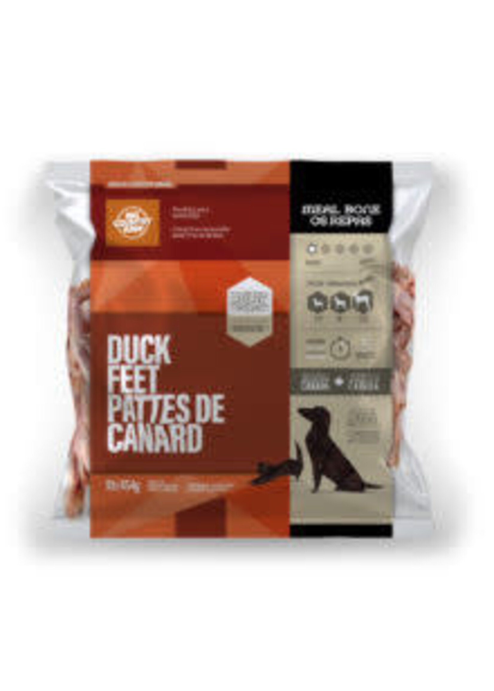 Big Country Raw Ltd. Big Country Raw Duck Feet - 1lb