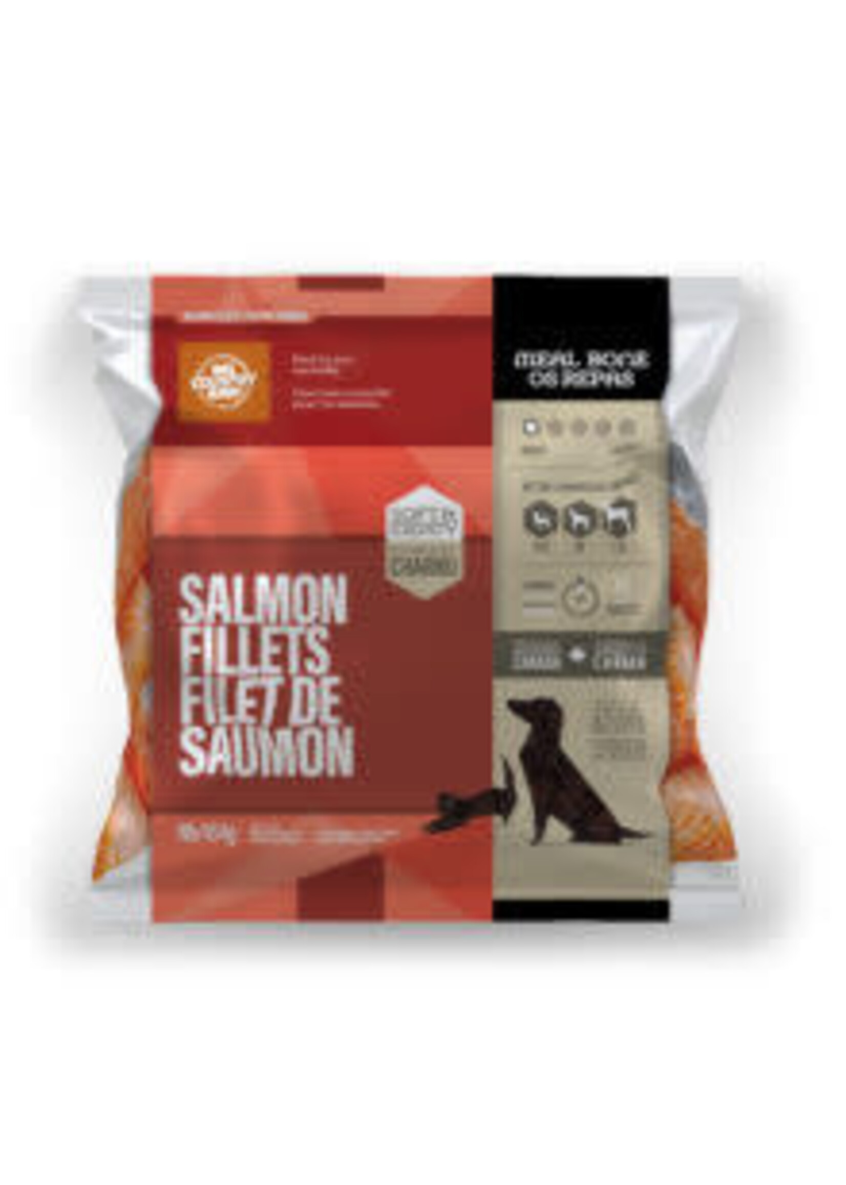 Big Country Raw Ltd. Big Country Raw Salmon Fillets - 1lb