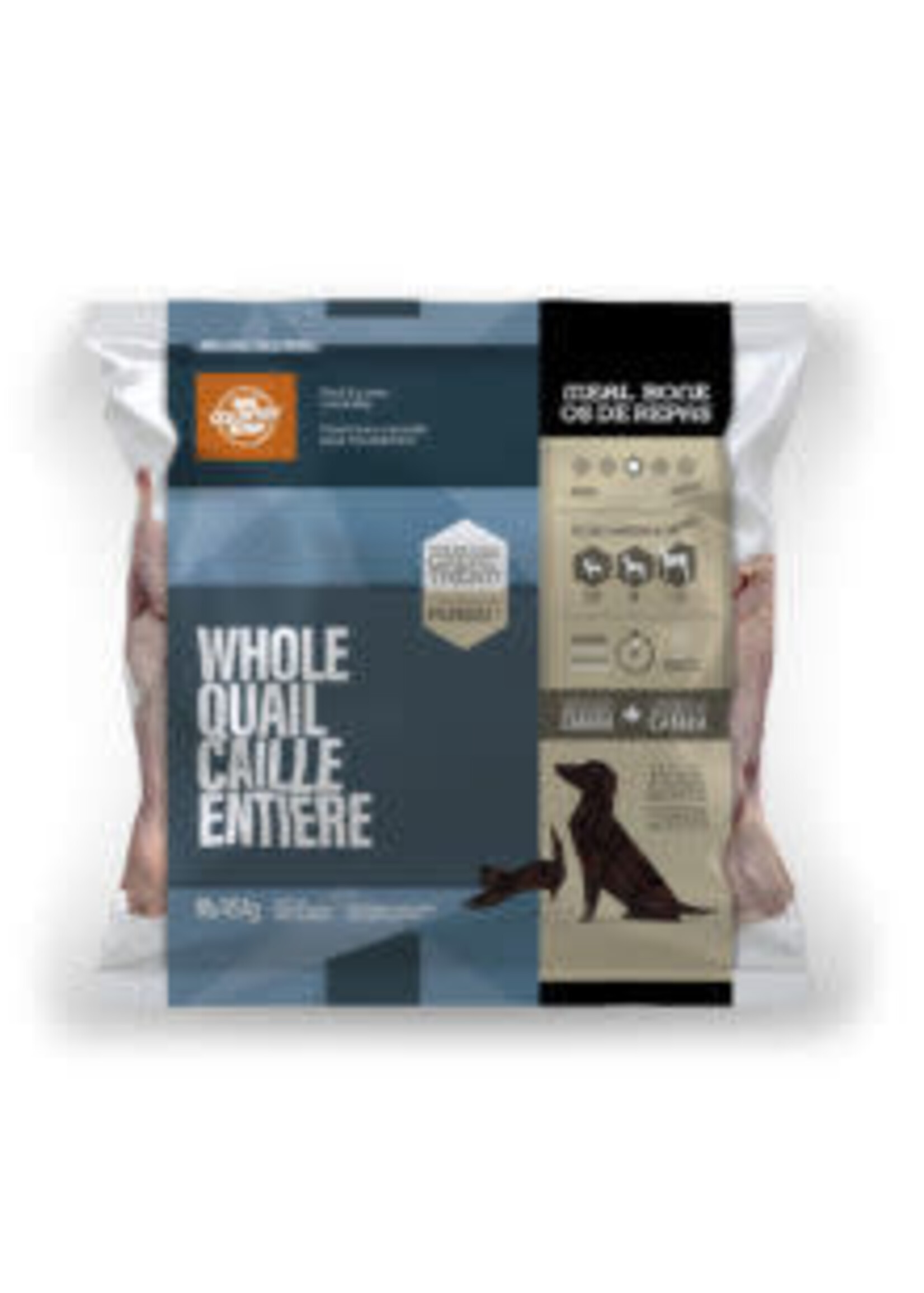 Big Country Raw Ltd. Big Country Raw Whole Quail - 1lb