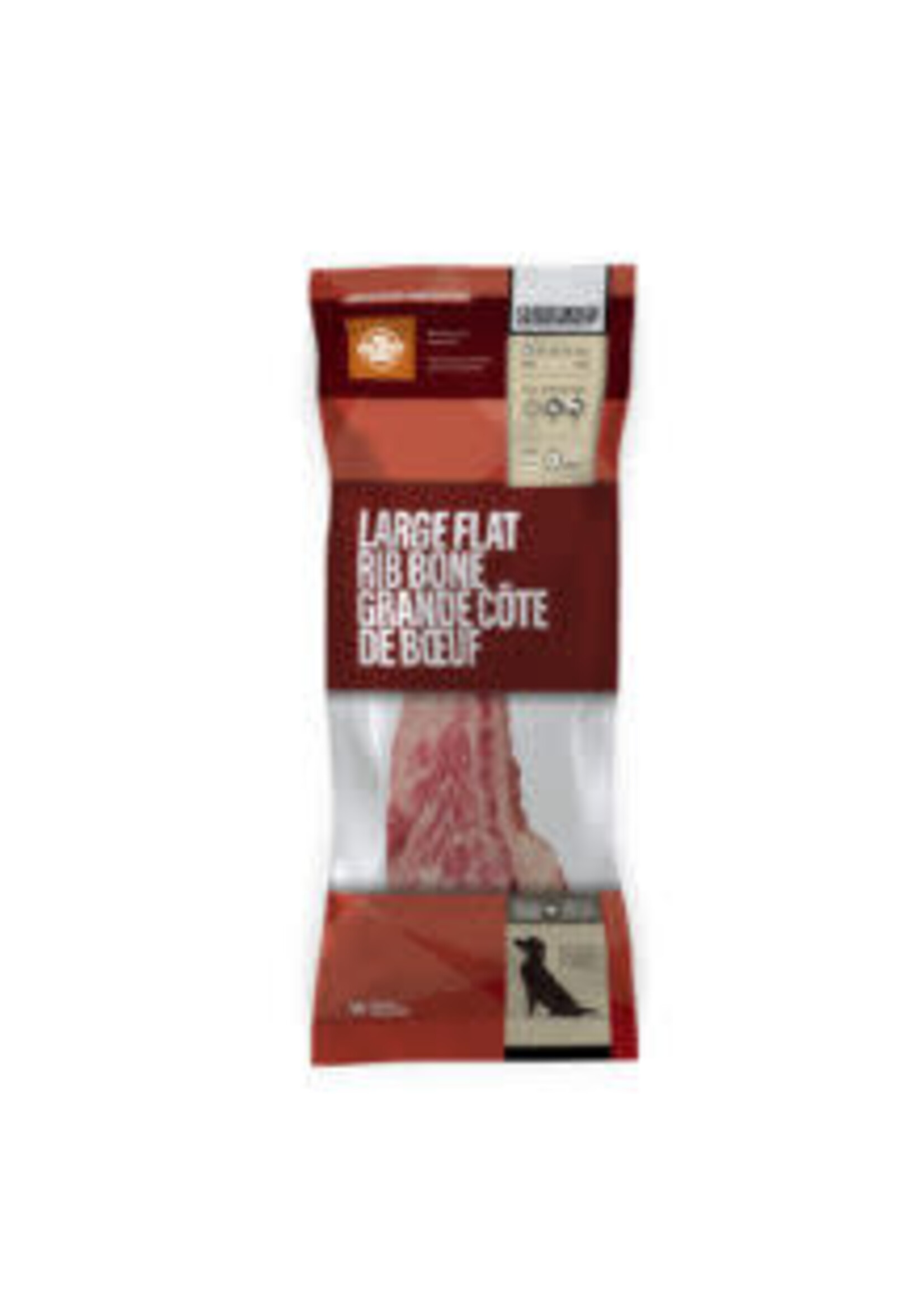 Big Country Raw Ltd. Big Country Raw Flat Rib Bone - 1 piece