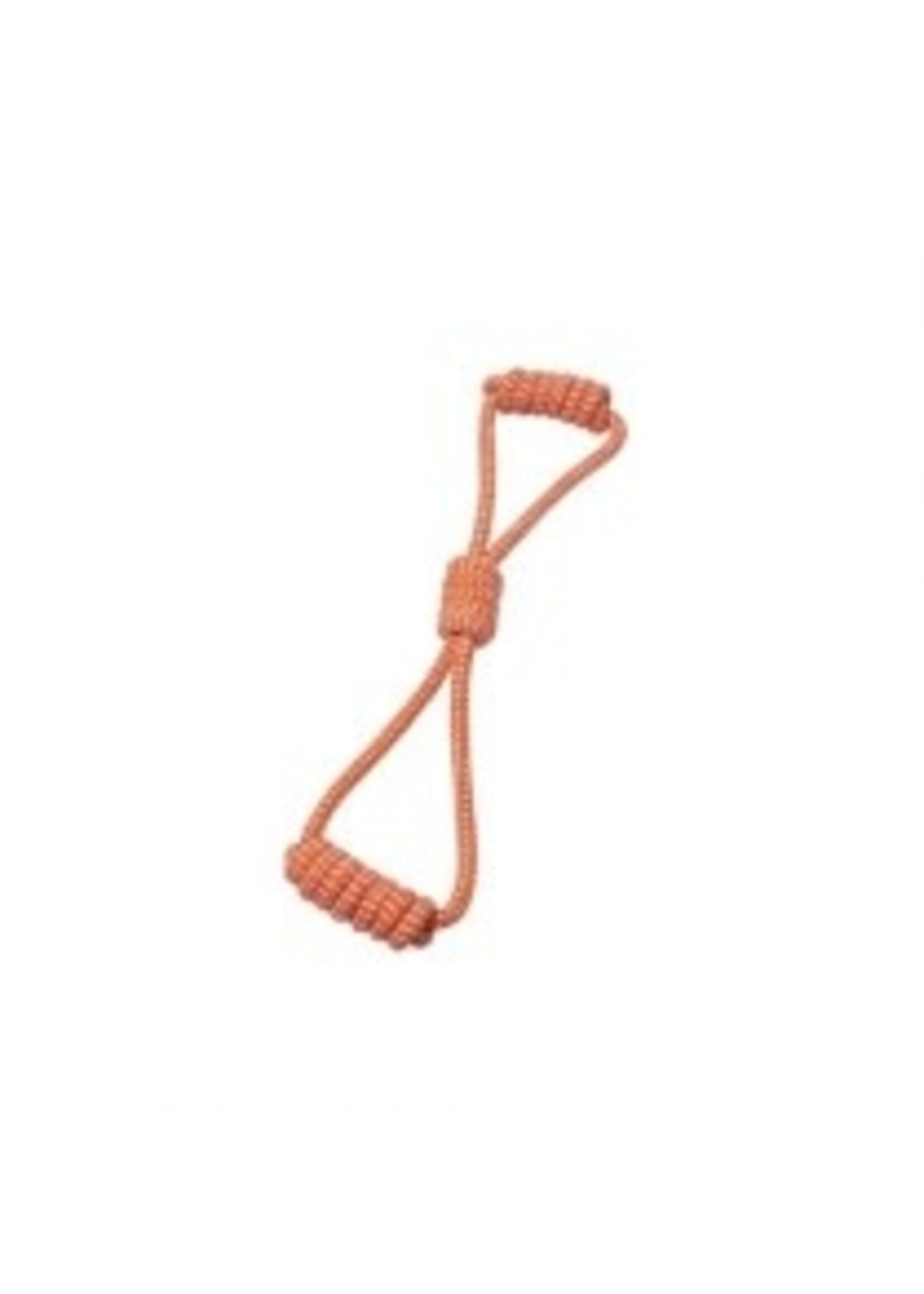 Budz Budz Dog Toy Rope Two Handle w/ Knot Orange 15"