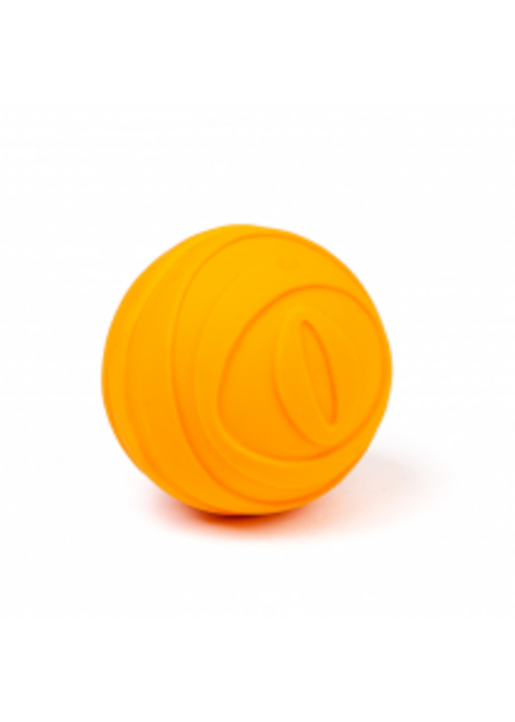 Budz Budz Latex Dog Toy Ball Squeaker 2.6" Orange