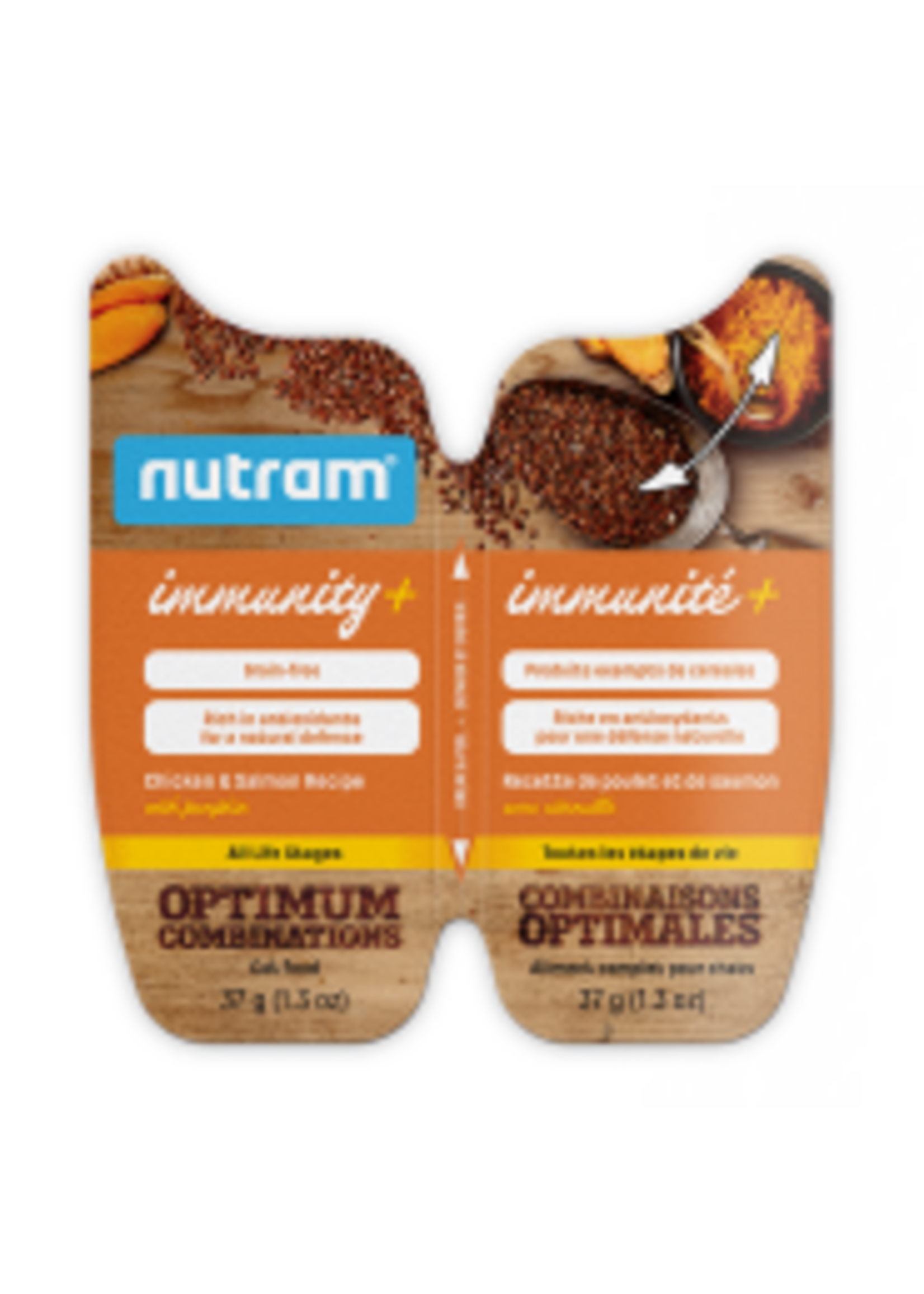 Nutram Nutram Cat OC Immunity+ Chicken & Salmon ALS Split Cup 2.6oz single