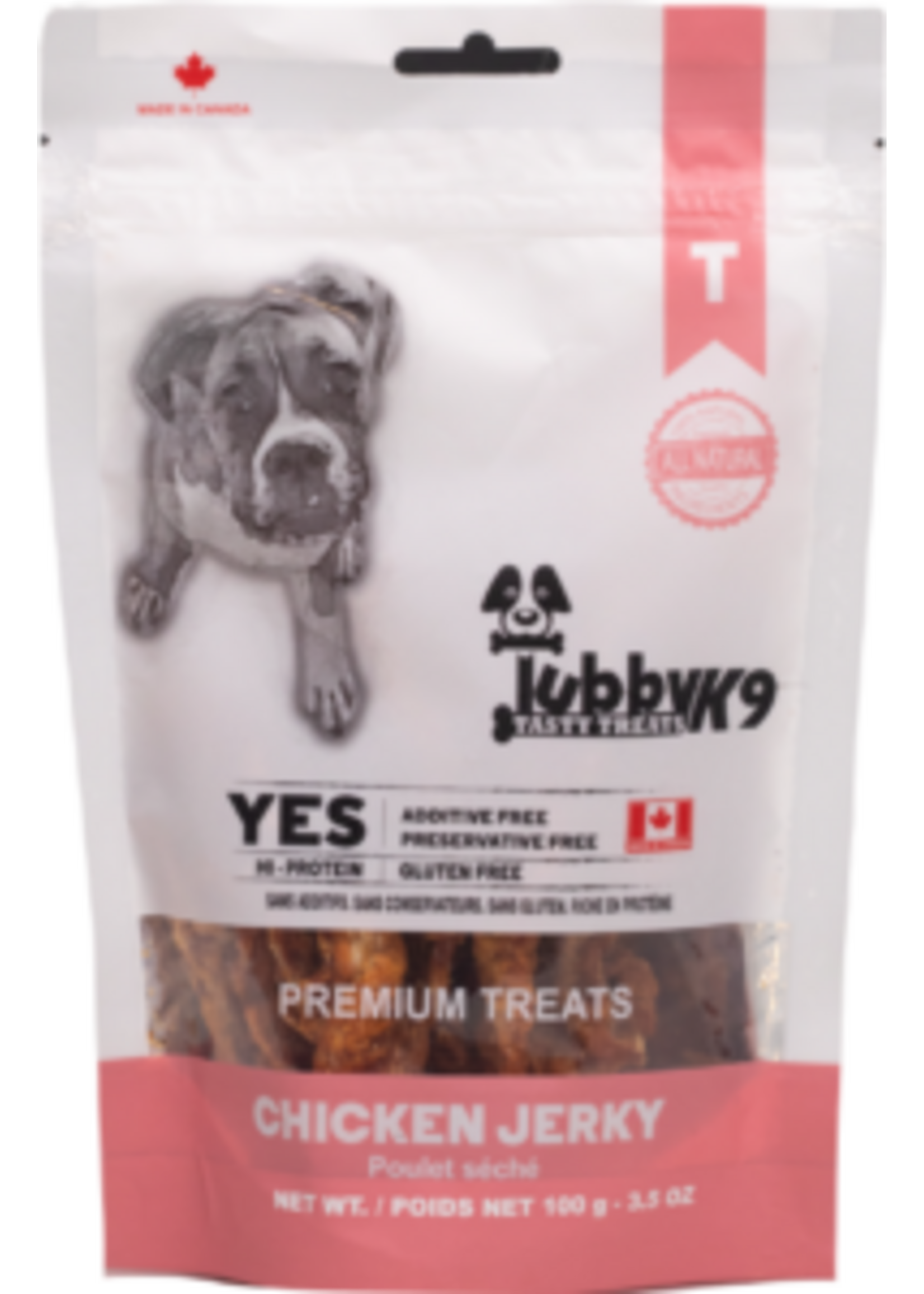 Tubby K9 Tasty Treats Tubby K9 Tasty Treats Chicken Jerky 100g