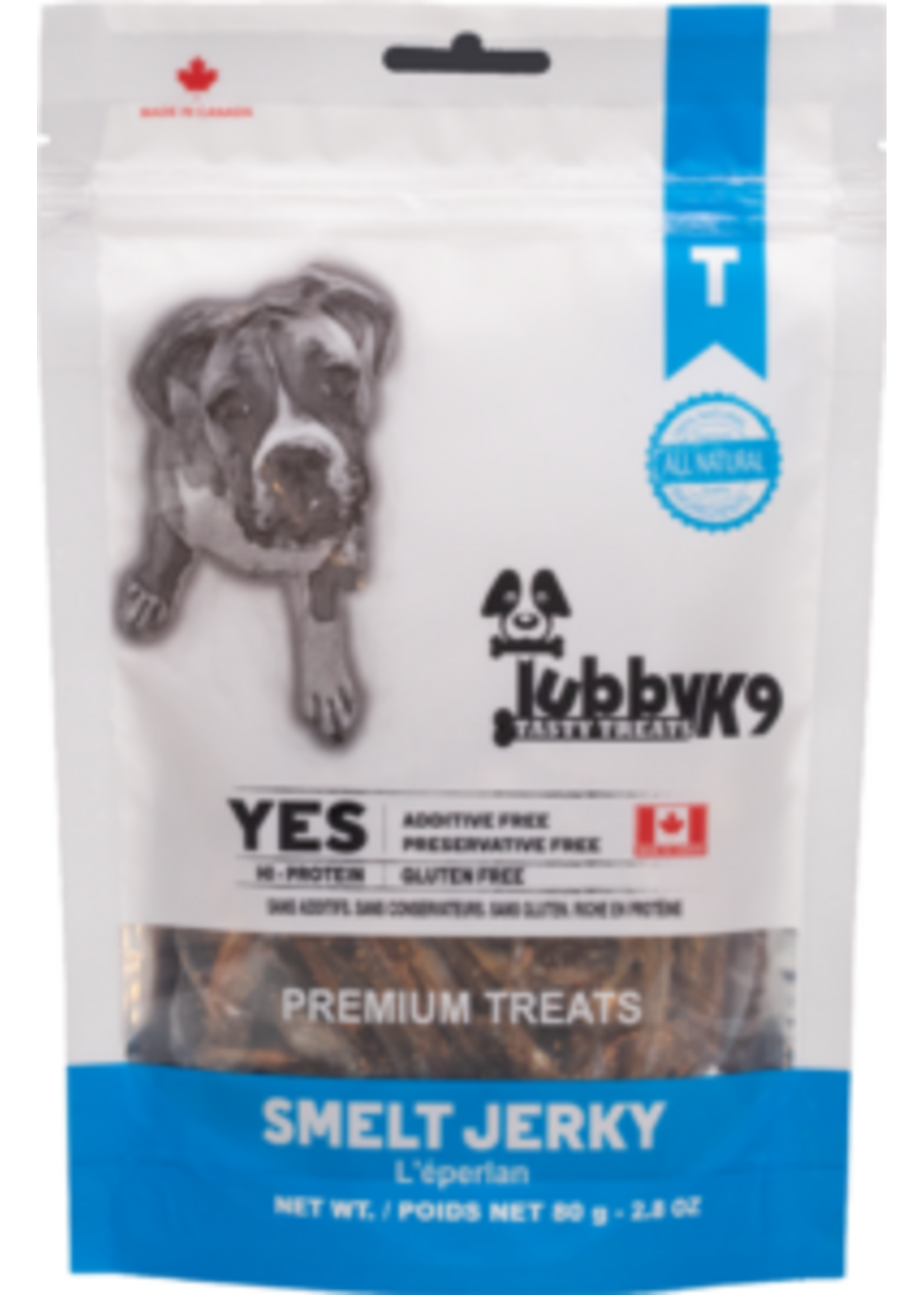 Tubby K9 Tasty Treats Tubby K9 Tasty Treats Smelt Jerky 80g