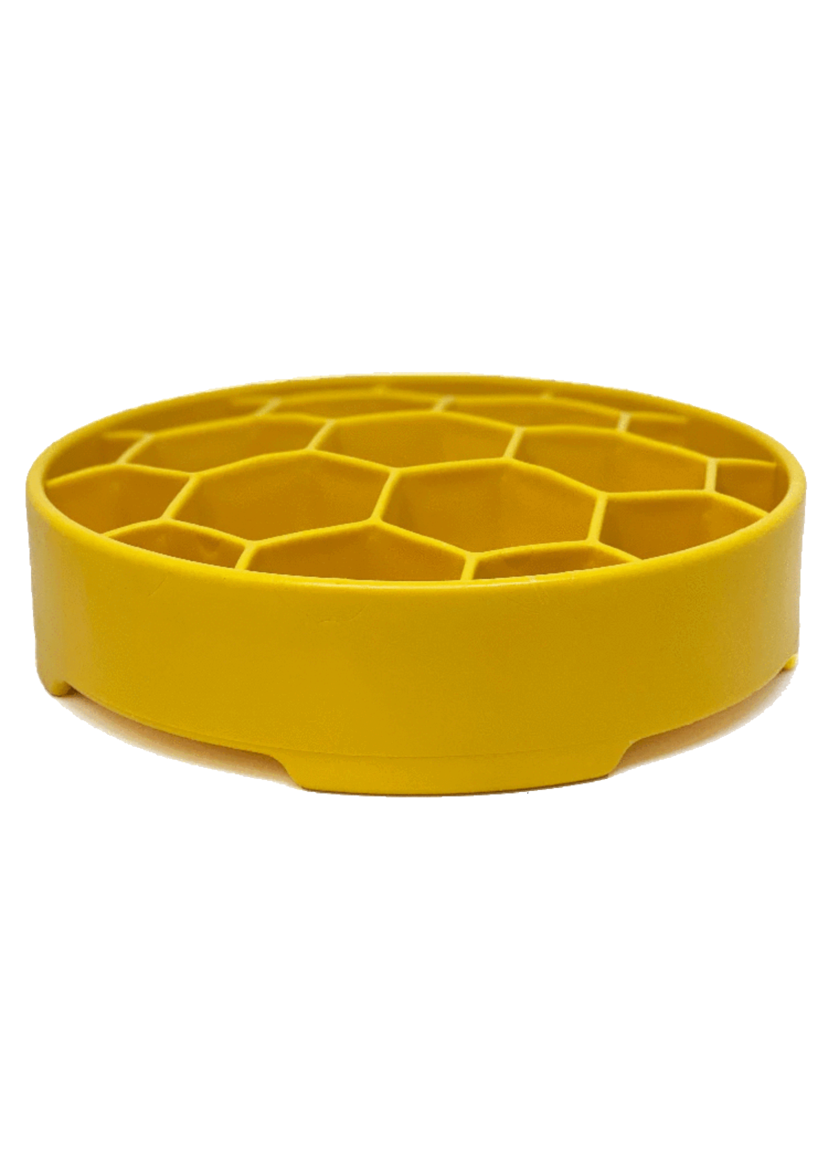 Sodapup Sodapup Honeycomb Enrichment Bowl Yellow