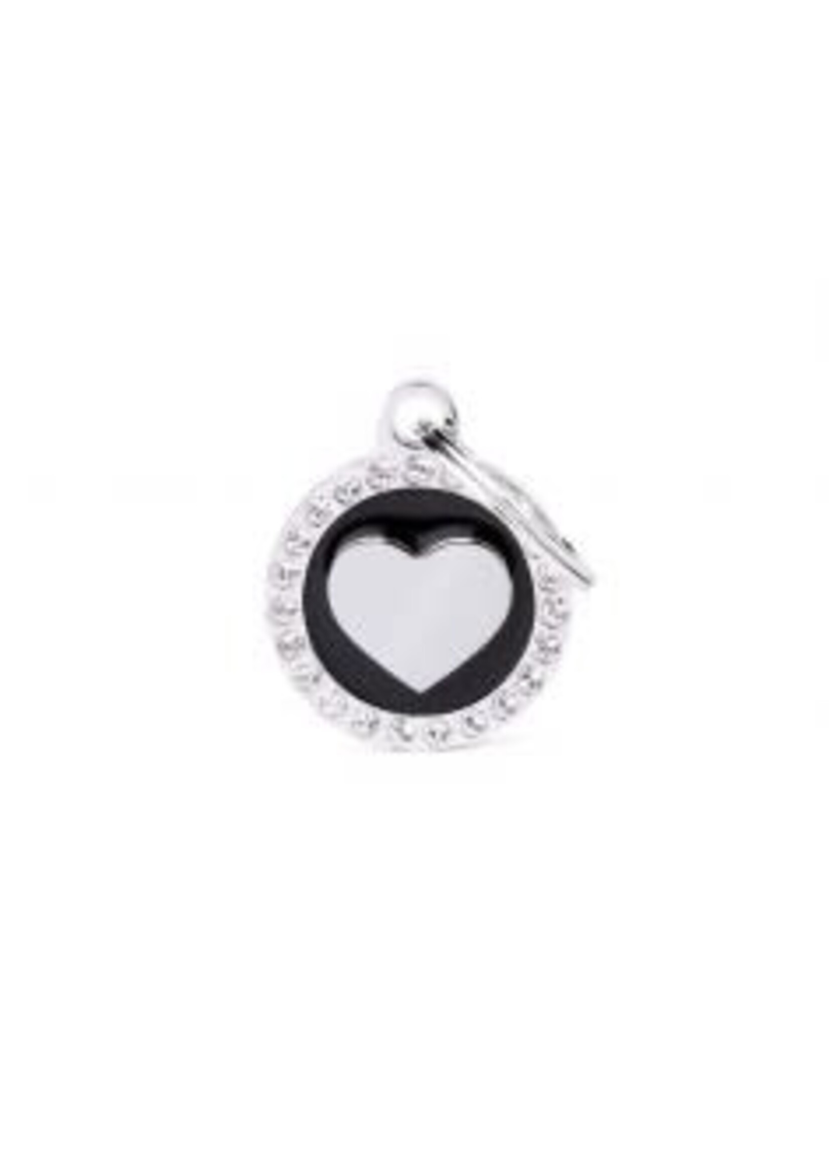 My Family ID Tag Glam Circle Strass