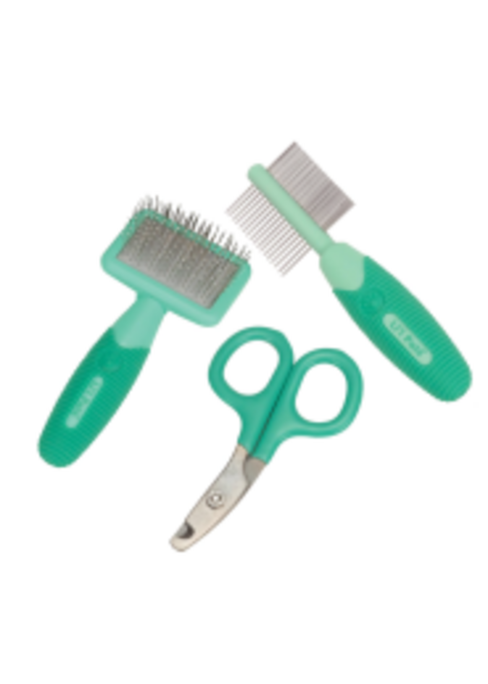 Coastal Pet Products Inc. Li'l Pals Puppy Grooming Kit Teal 3pc