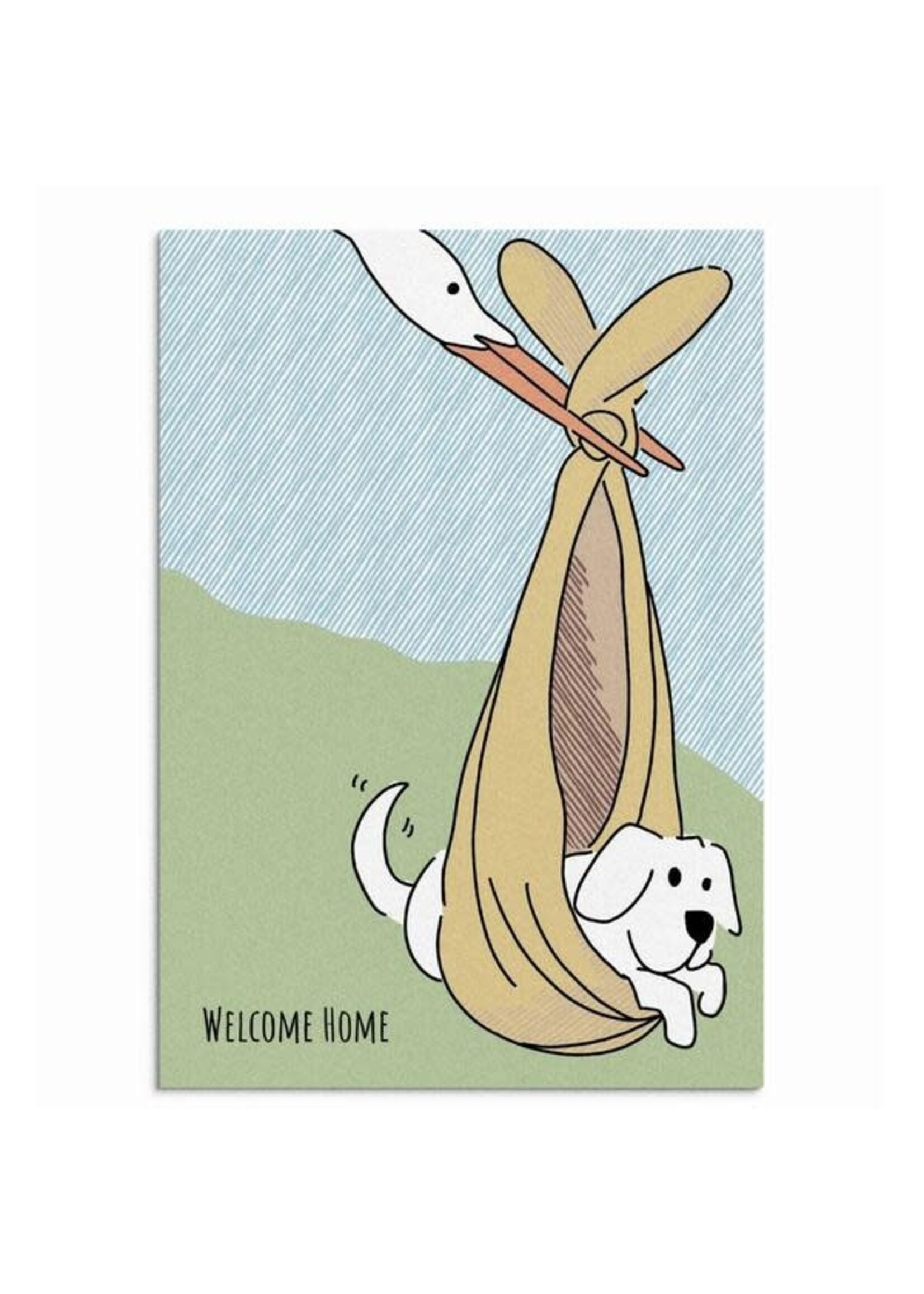 Poochie Post Poochie Post Edible Greeting Card Gotcha Welcome Home