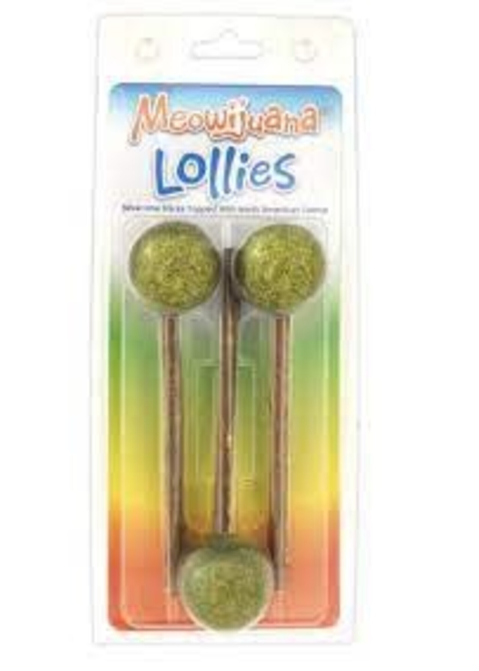 Meowijuana Meowijuana  Catnip & Silvervine Lollies 3pack