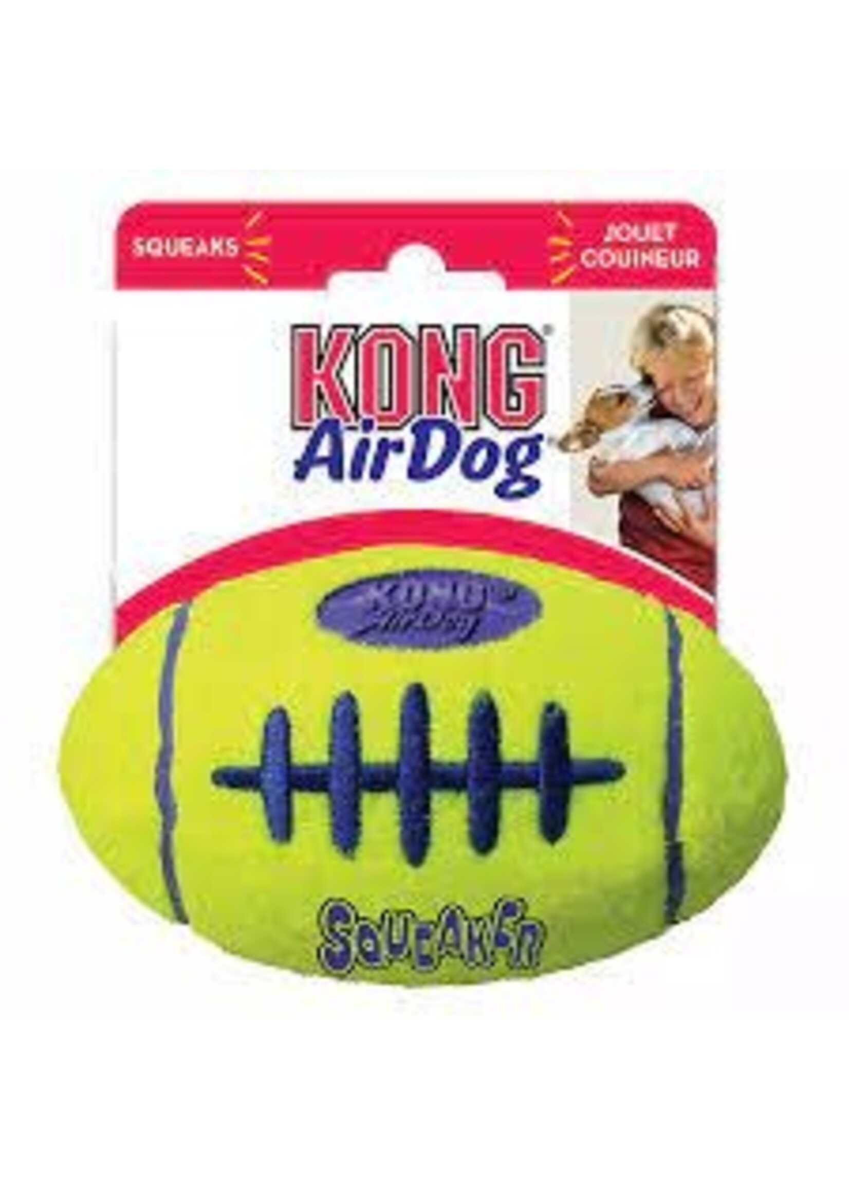 Kong Kong AirDog Football w/ Squeaker