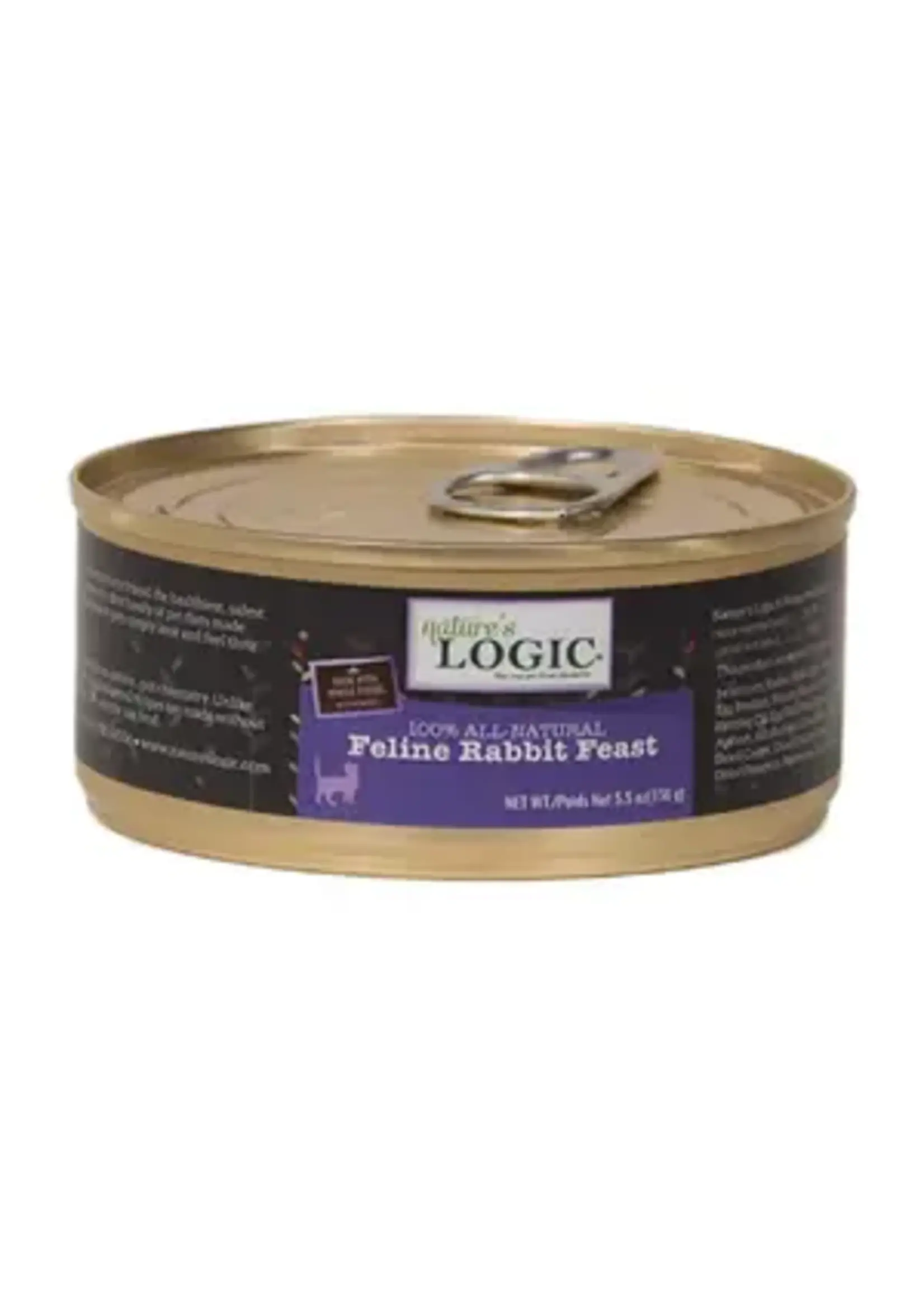 Nature's Logic Nature's Logic Can Feline Rabbit Feast 5.5 oz single