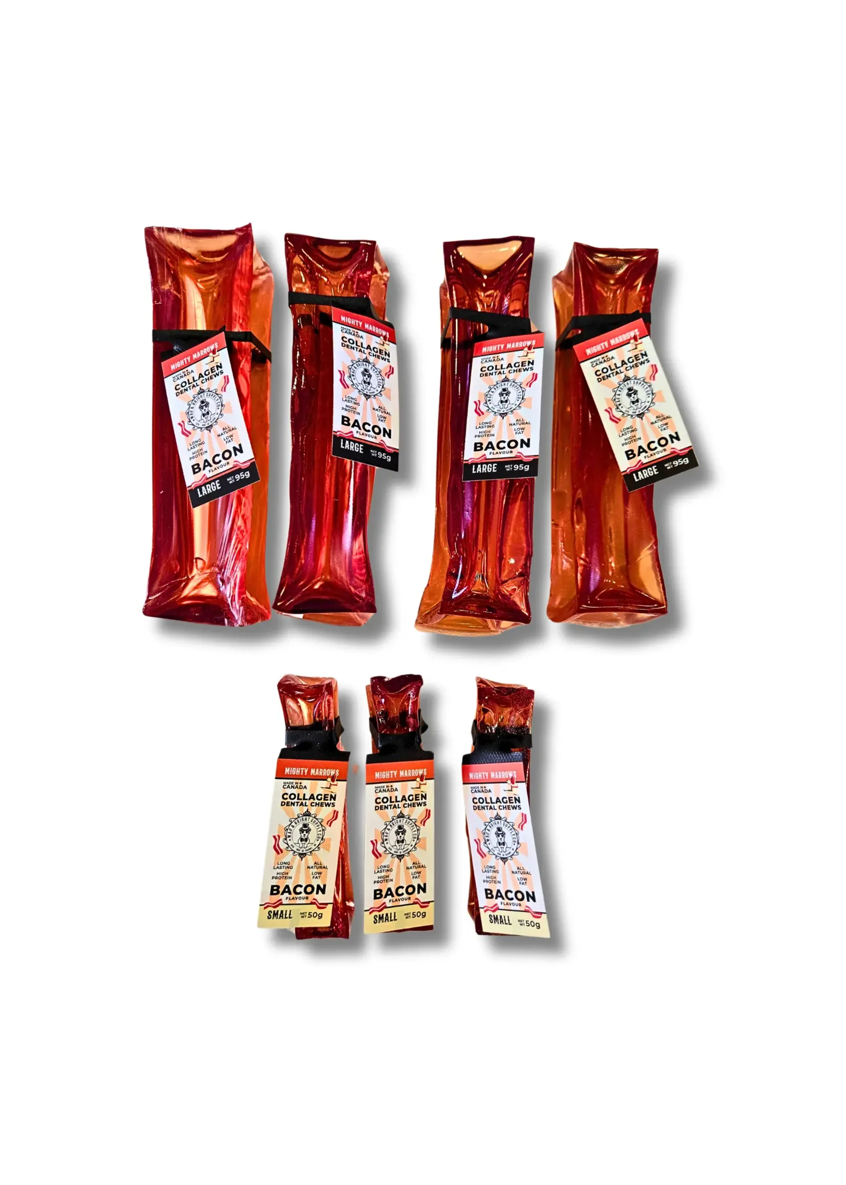 Wag & Bright Wag & Bright Mighty Marrows Collagen Dental Chew Bacon