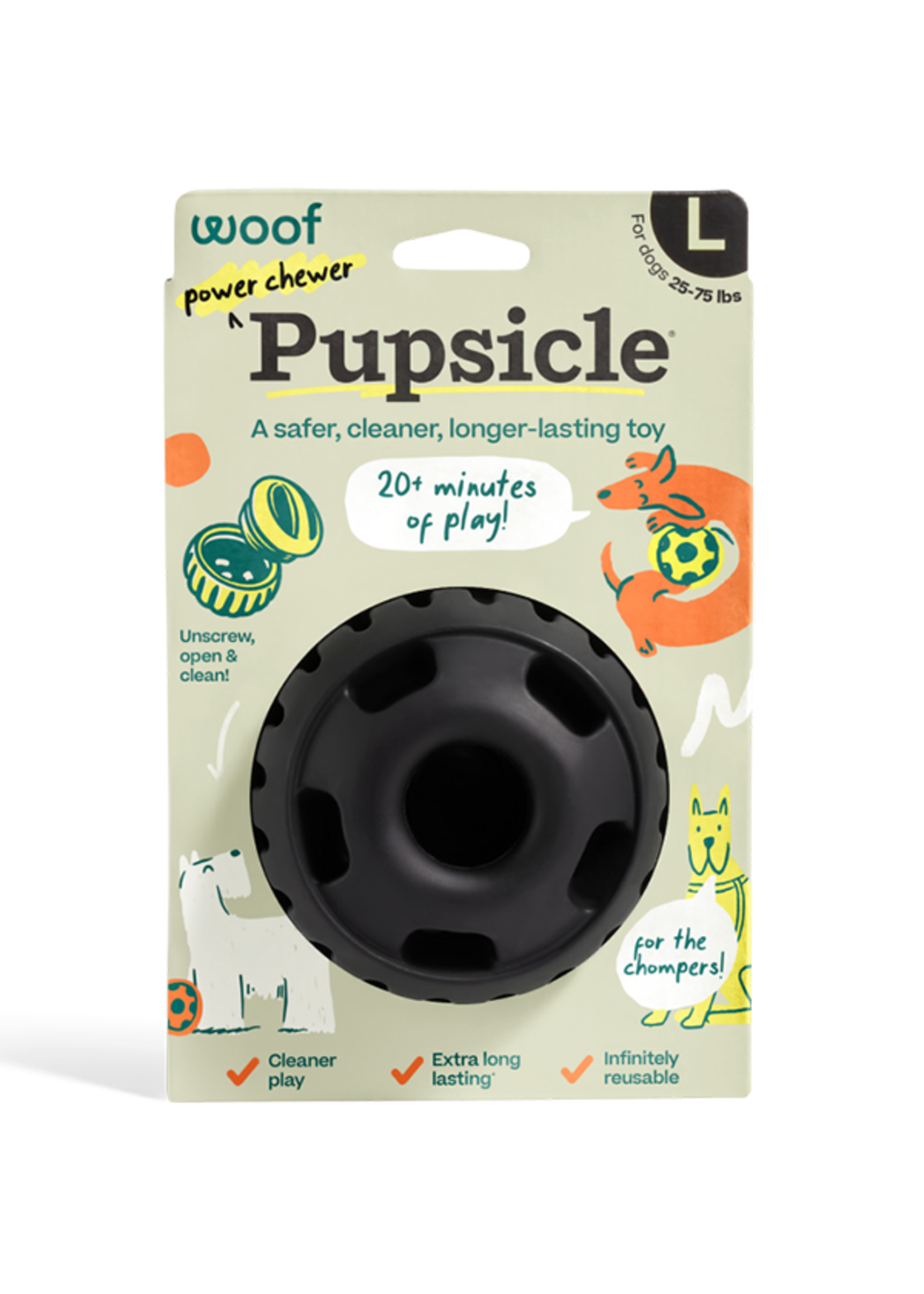 Woof Pet Woof Pet Dog Pupsicle Toy Power Chewer