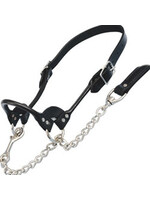 Sullivan Supply Sullivan Supply Leather Rolled Nose Show Halter Black XLarge