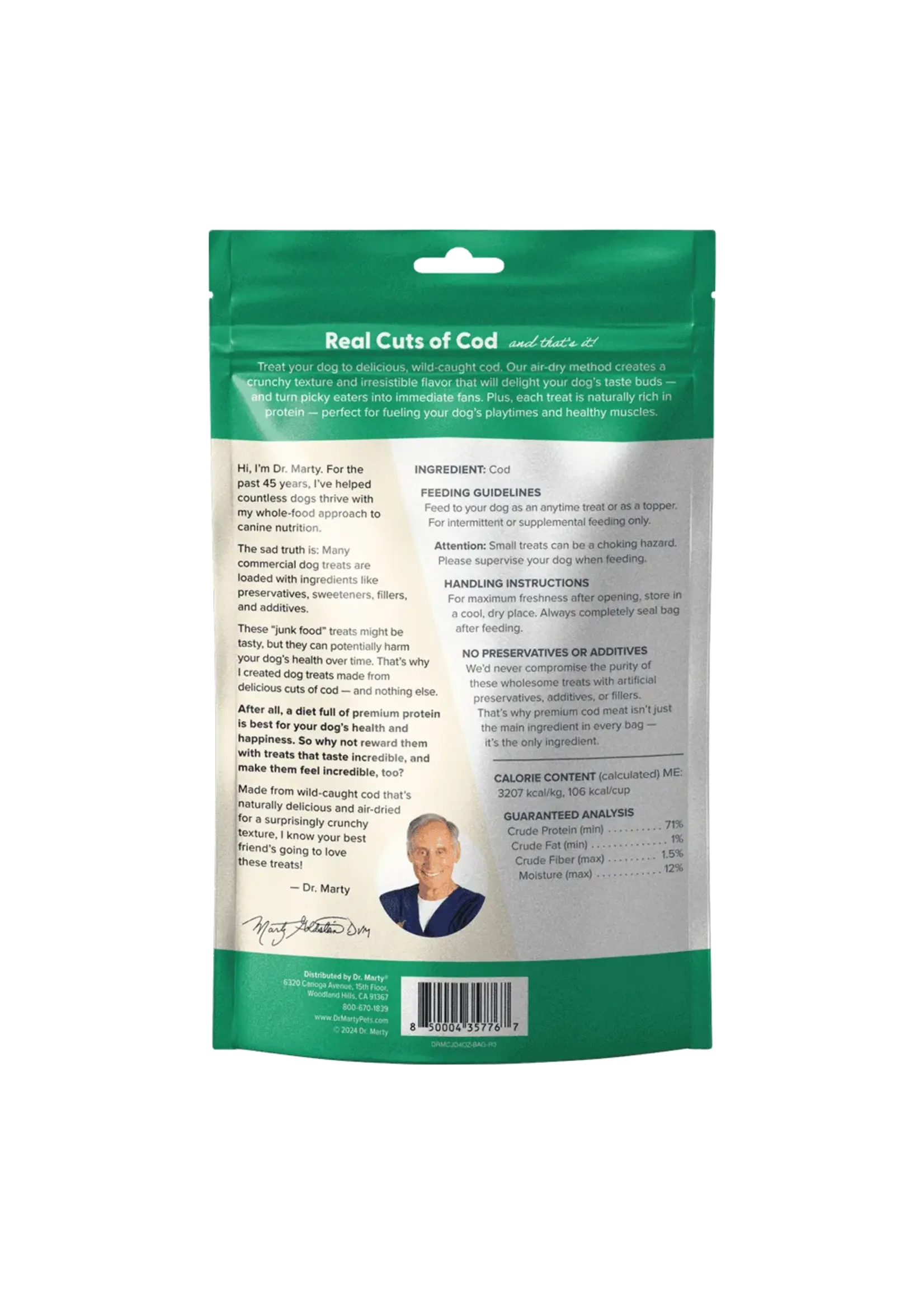 Dr. Marty Dr. Marty Dog Cod Cracklers Treat 113g