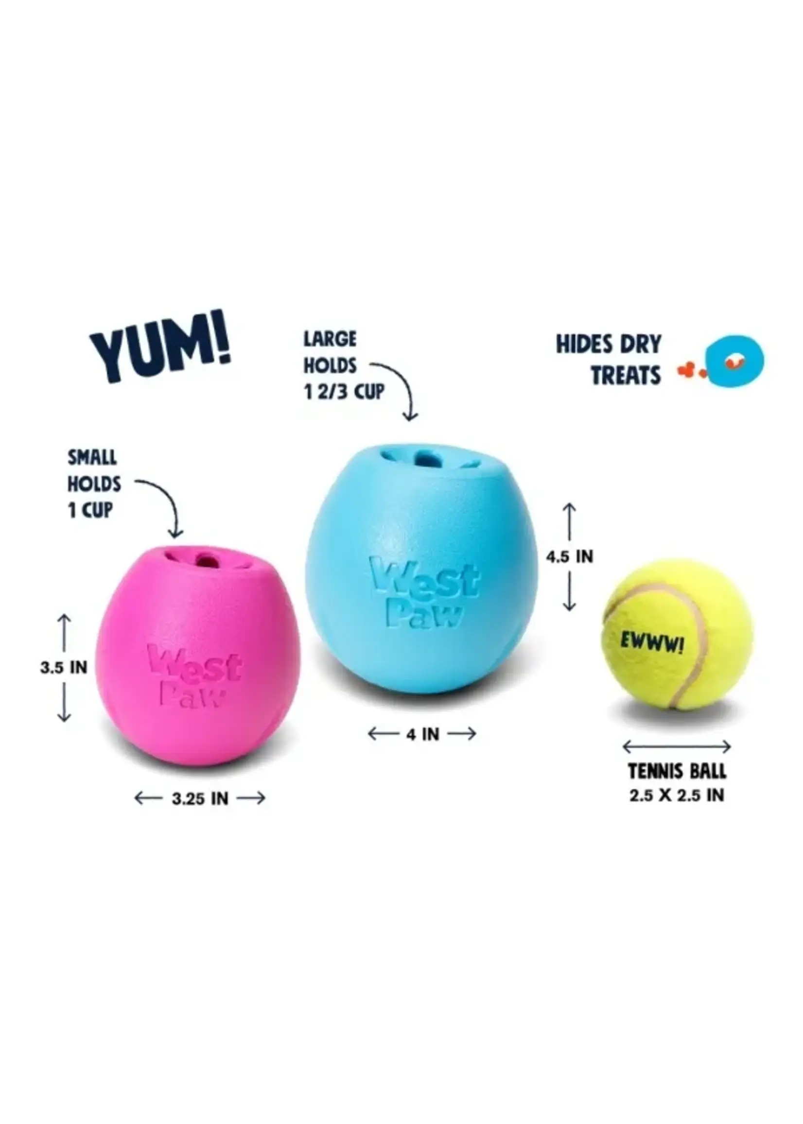 West Paw West Paw ZoGoFlex Rumbl Hot Pink