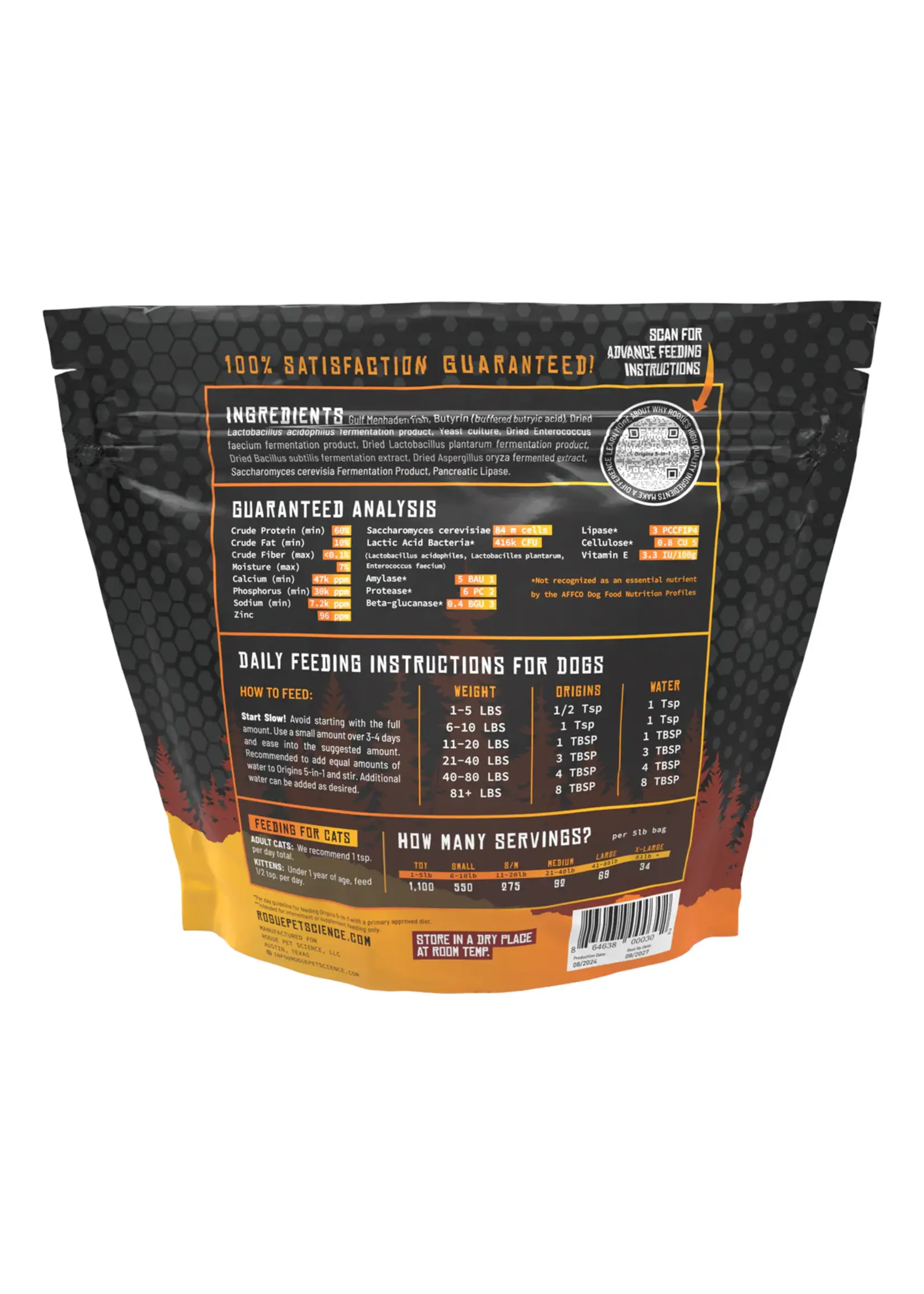 Rogue Pet Science Rogue Origins Canine 5 in 1