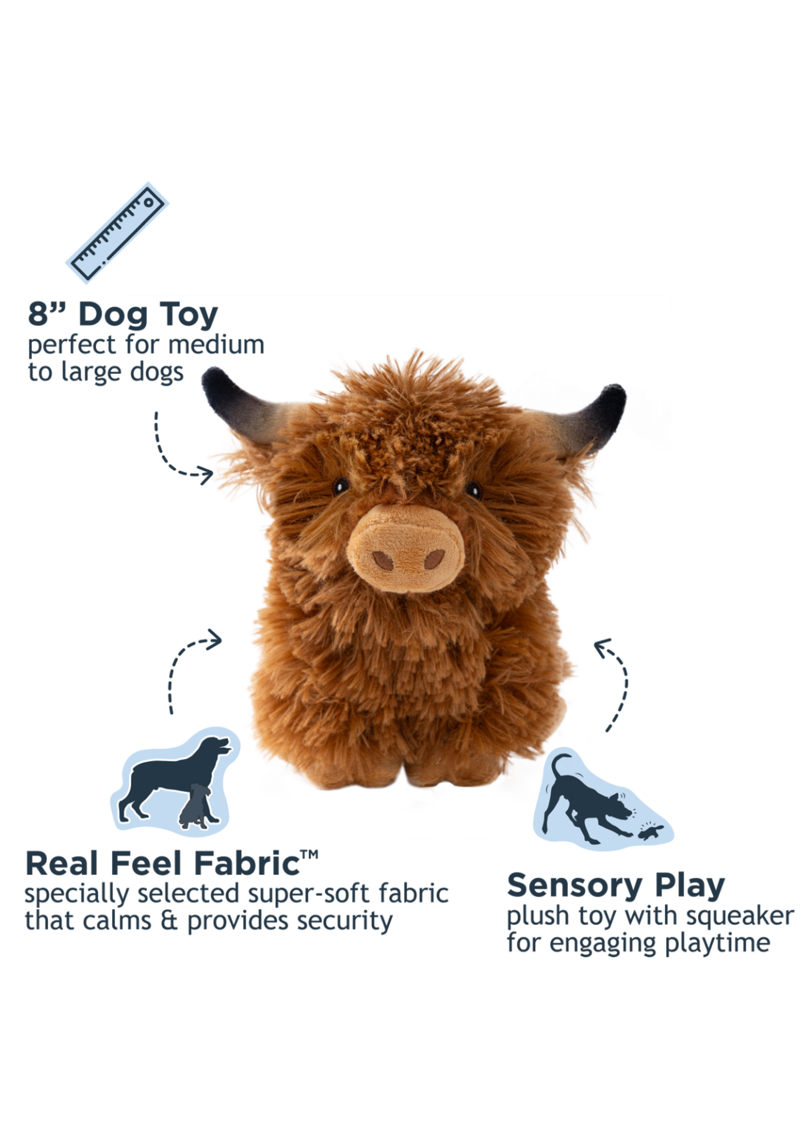 Tall Tails Tall Tails Highland Cow Plush