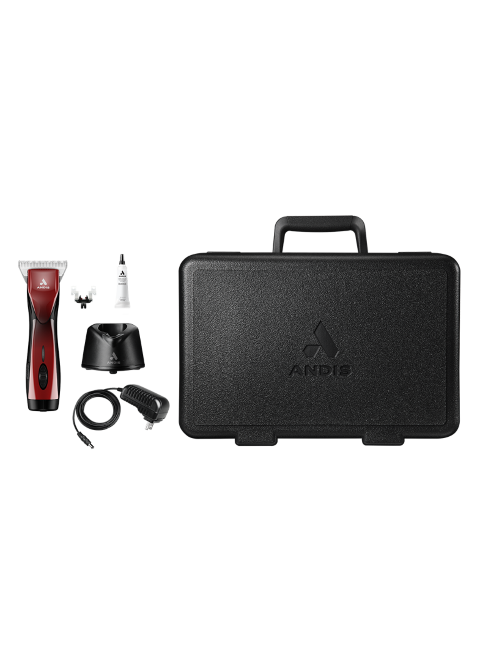 Andis Andis Pulse ZR II Cordless Clipper w/ 30Wide Blade Red